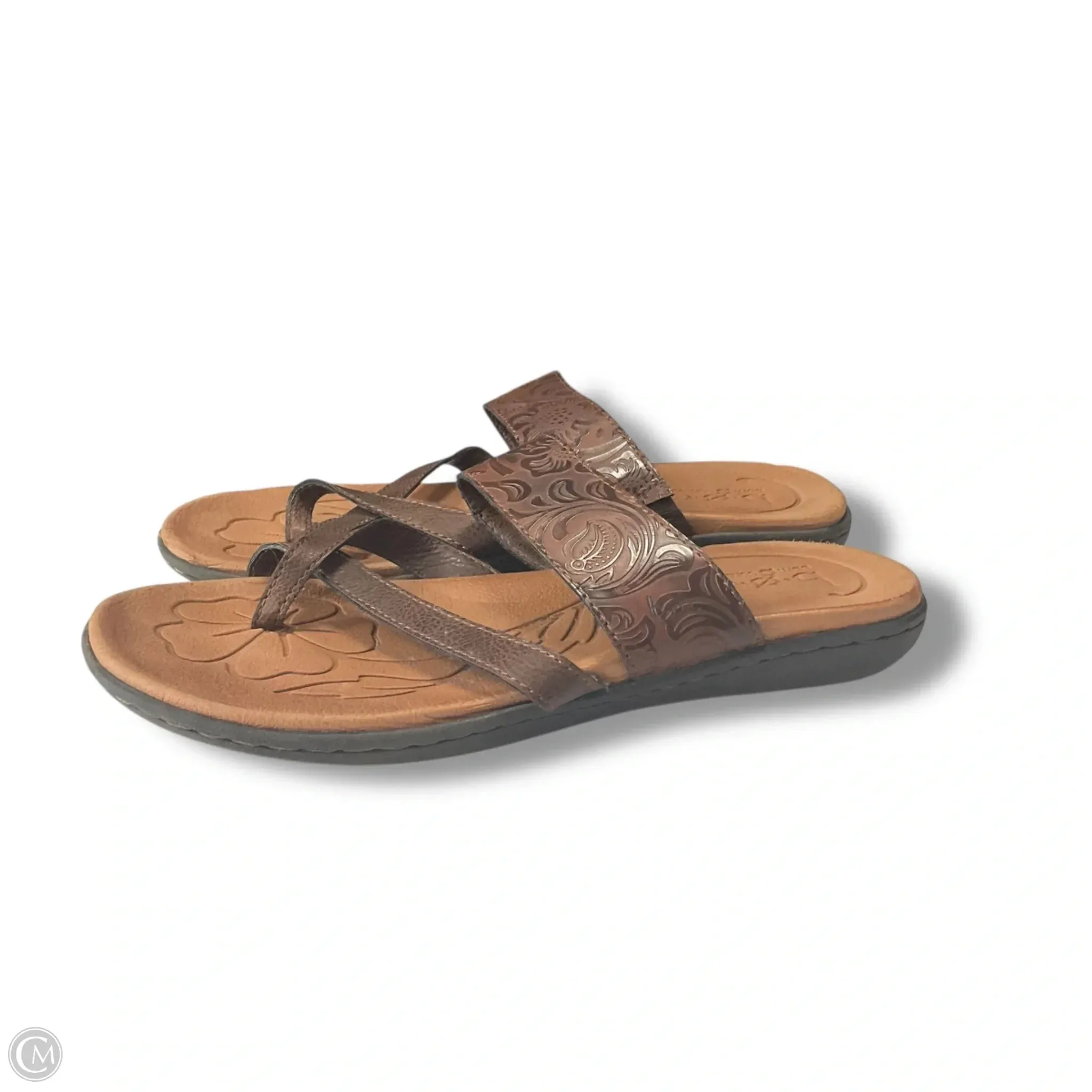 Sandals Flats By Born In Brown, Size: 8 born