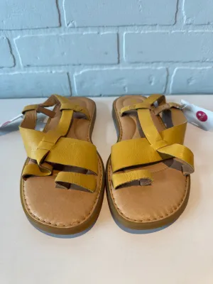 Sandals Flats By Born In Yellow, Size: 7 born