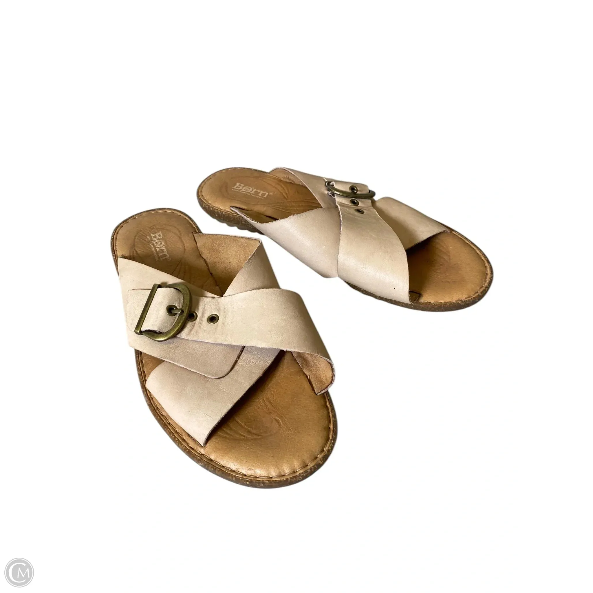 Sandals Flip Flops By Born In Tan, Size: 11 born
