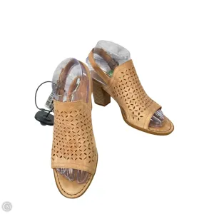 Sandals Heels Block By Born In Tan, Size: 7 born