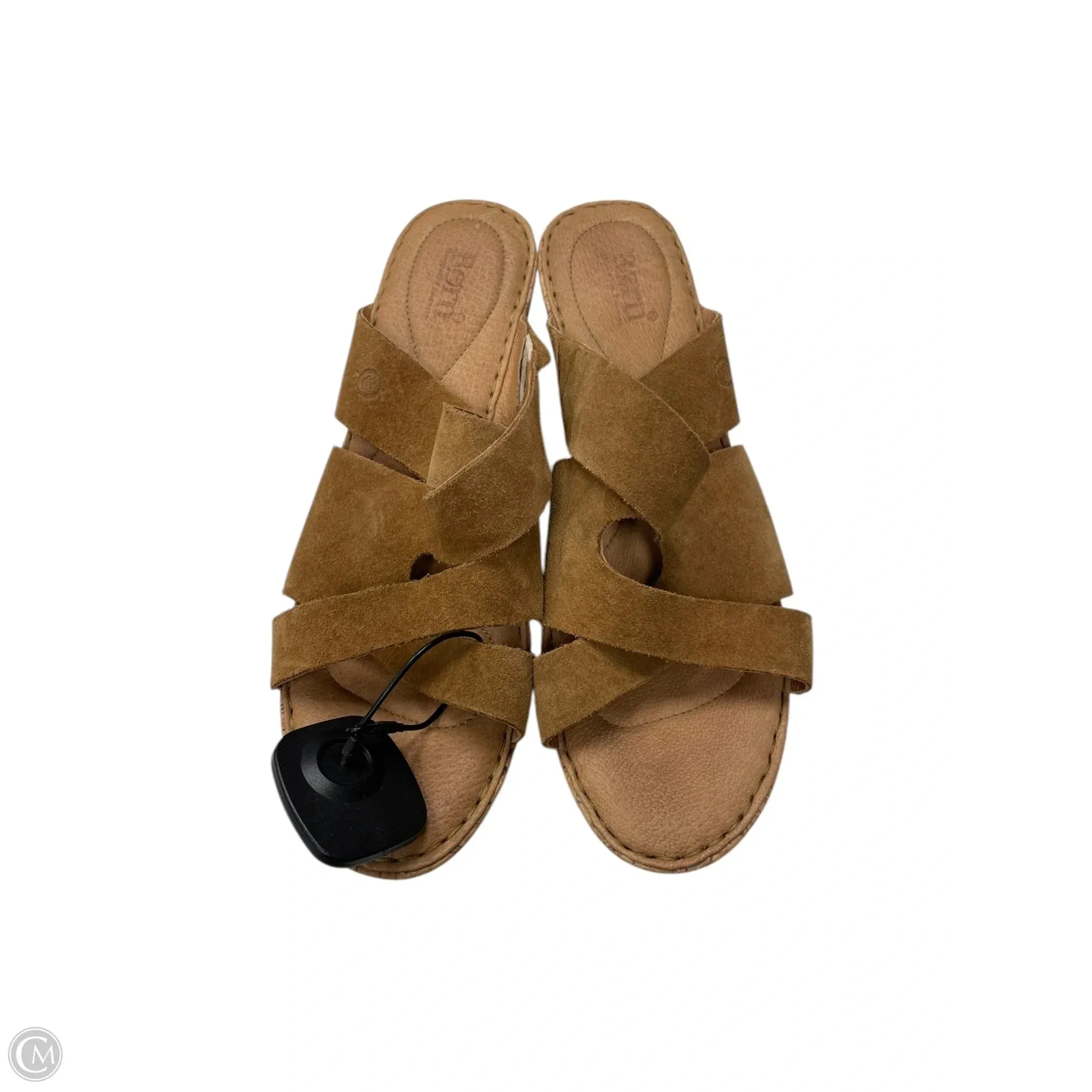 Sandals Heels Wedge By Born In Brown, Size: 10 born