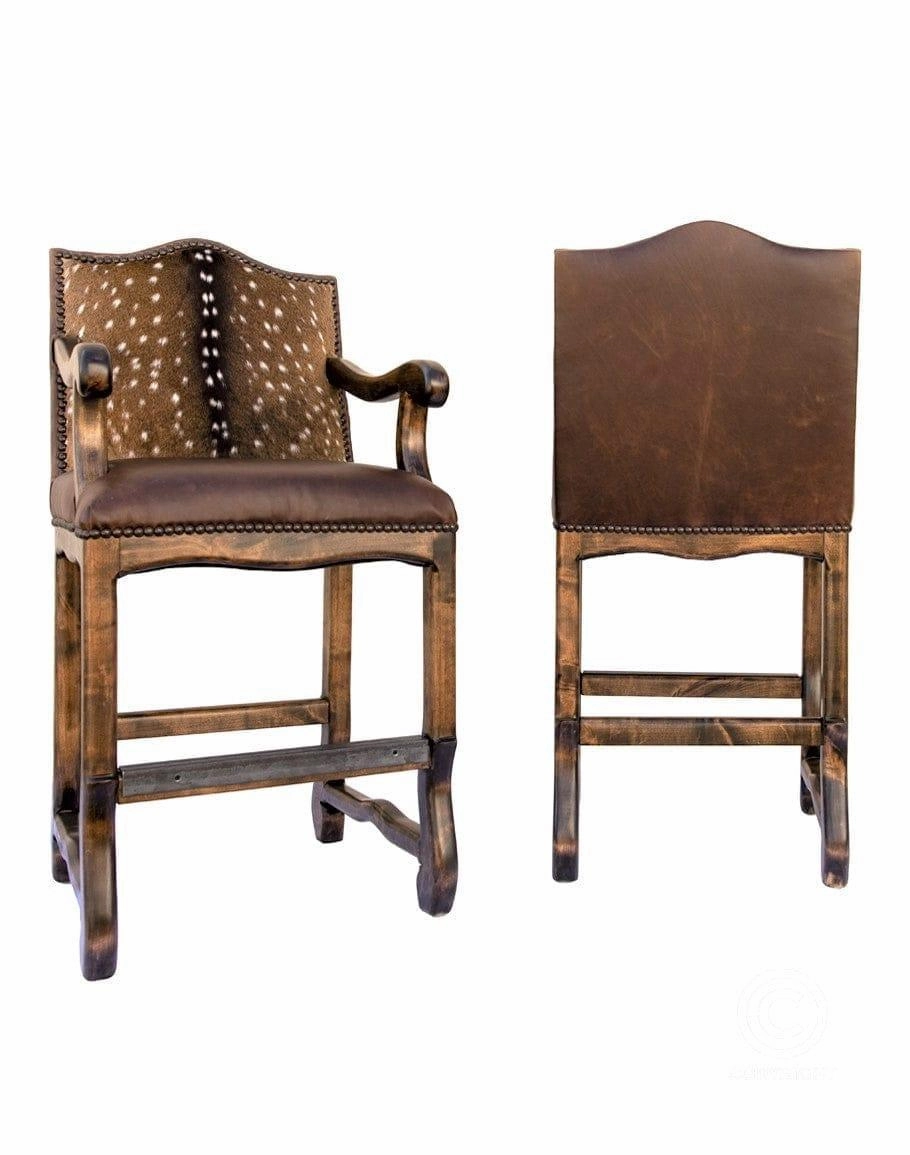 Santa Ana Wide Western Bar Chairs