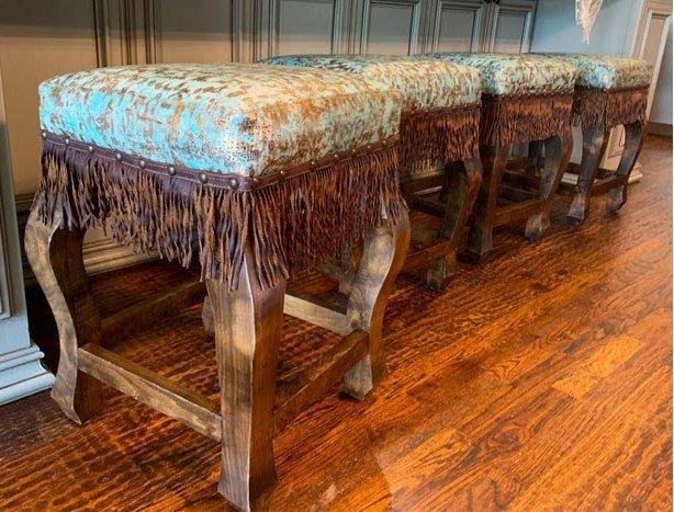 Santa Rosa Leather Bar Stool
