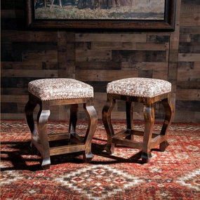 Santa Rosa Leather Bar Stool glassware set, wine glass