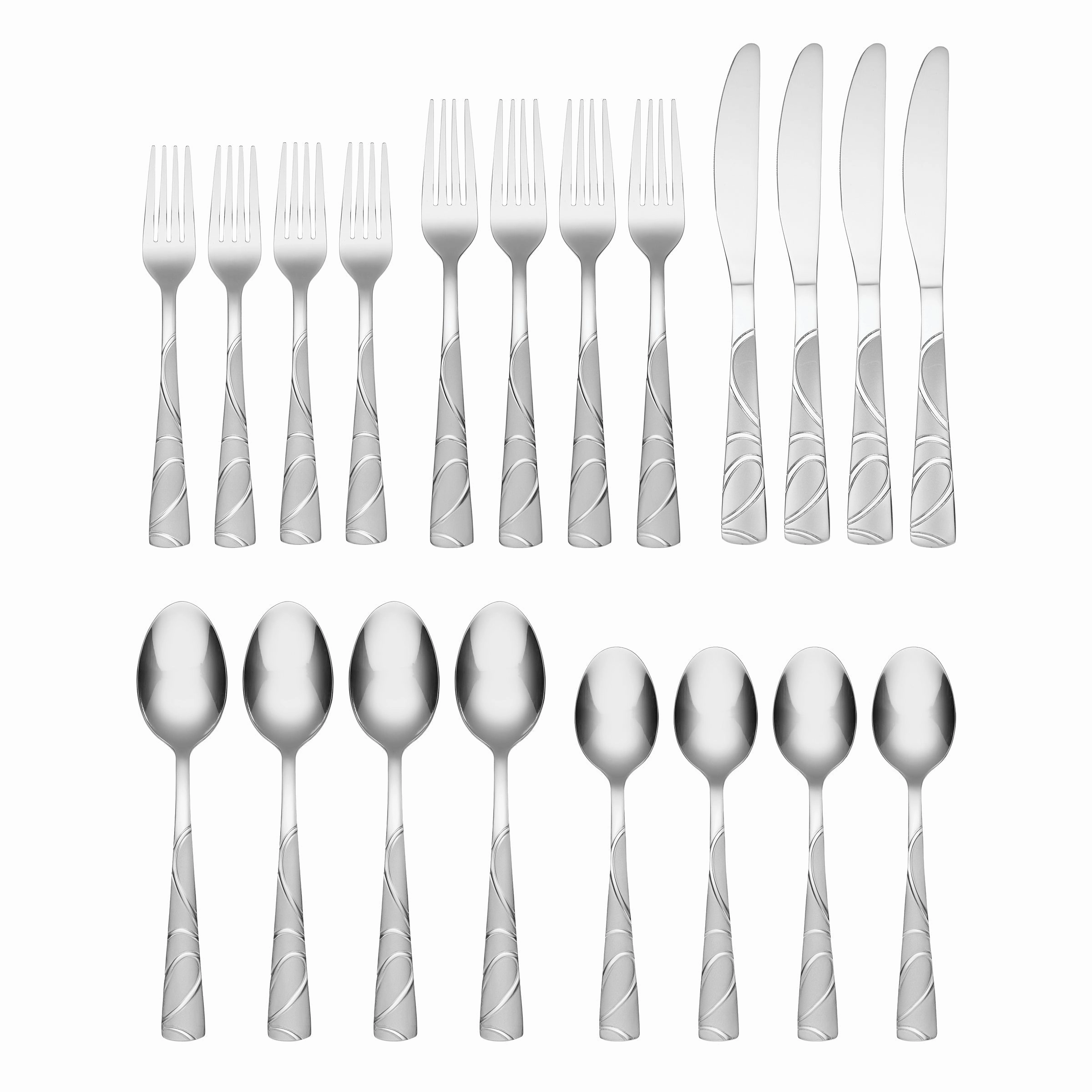 Sasha Sand 20 Piece Flatware Set