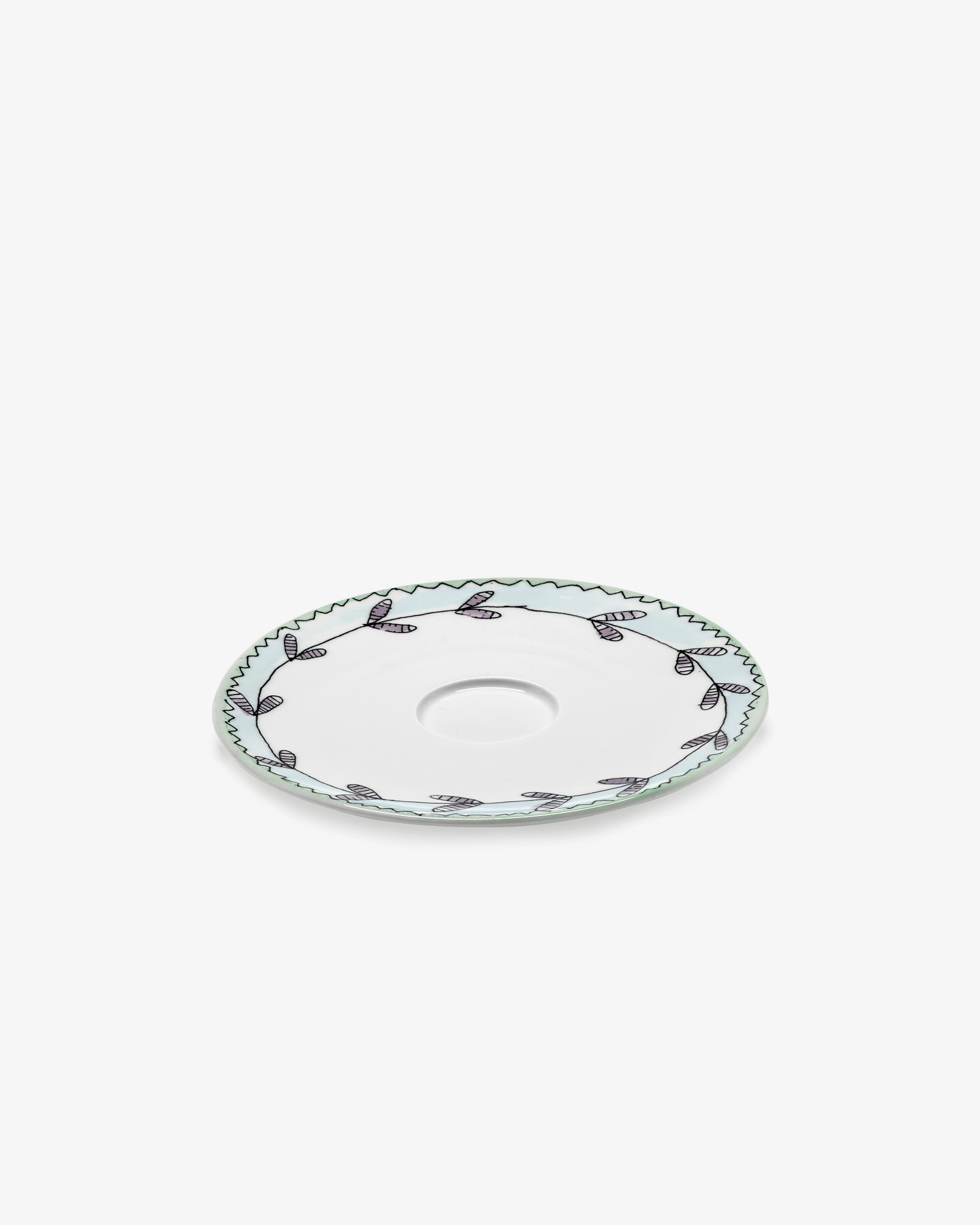 Saucer cappuccino cup Blossom milk Midnight Flowers