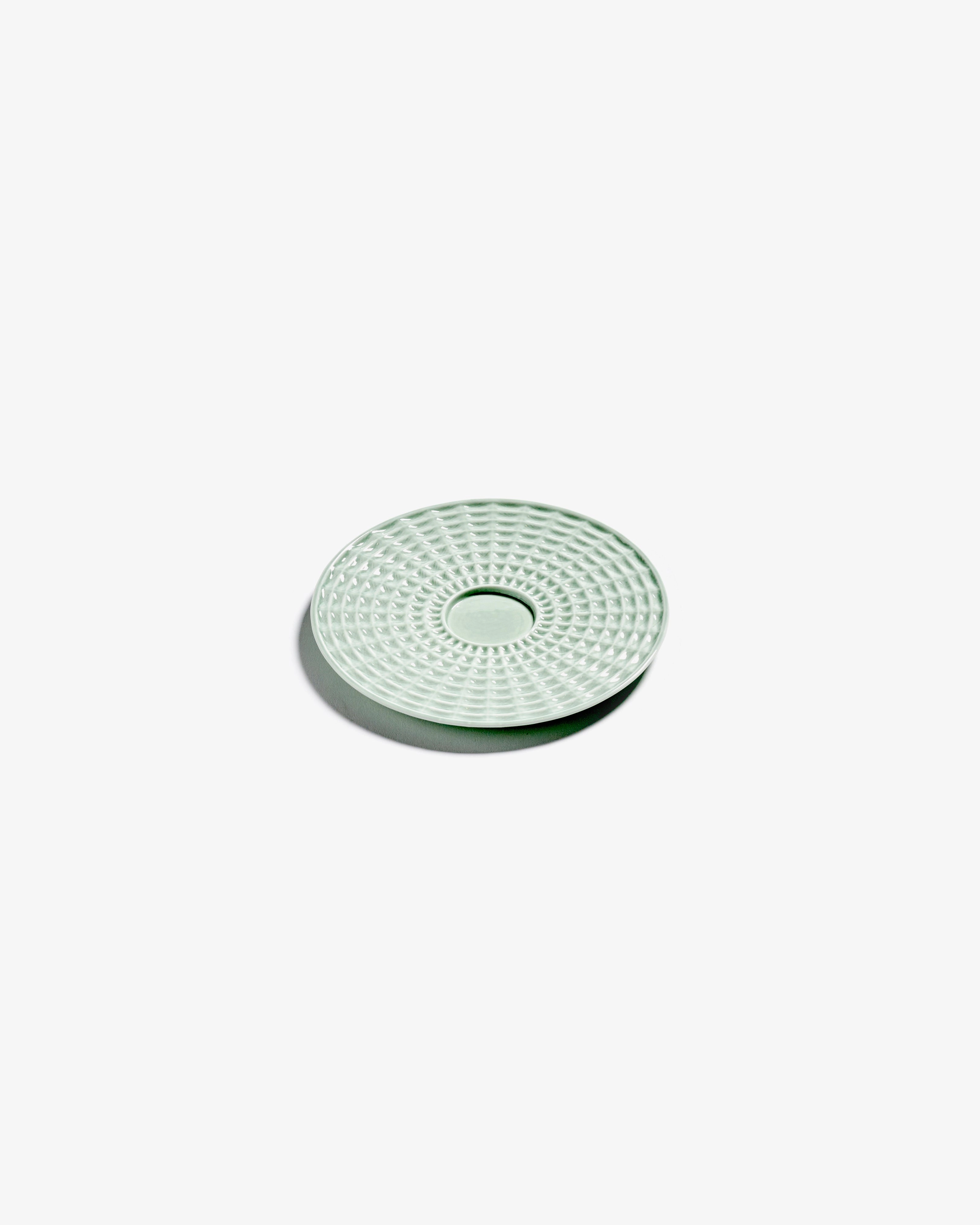 Saucer cappuccino cup green Nido