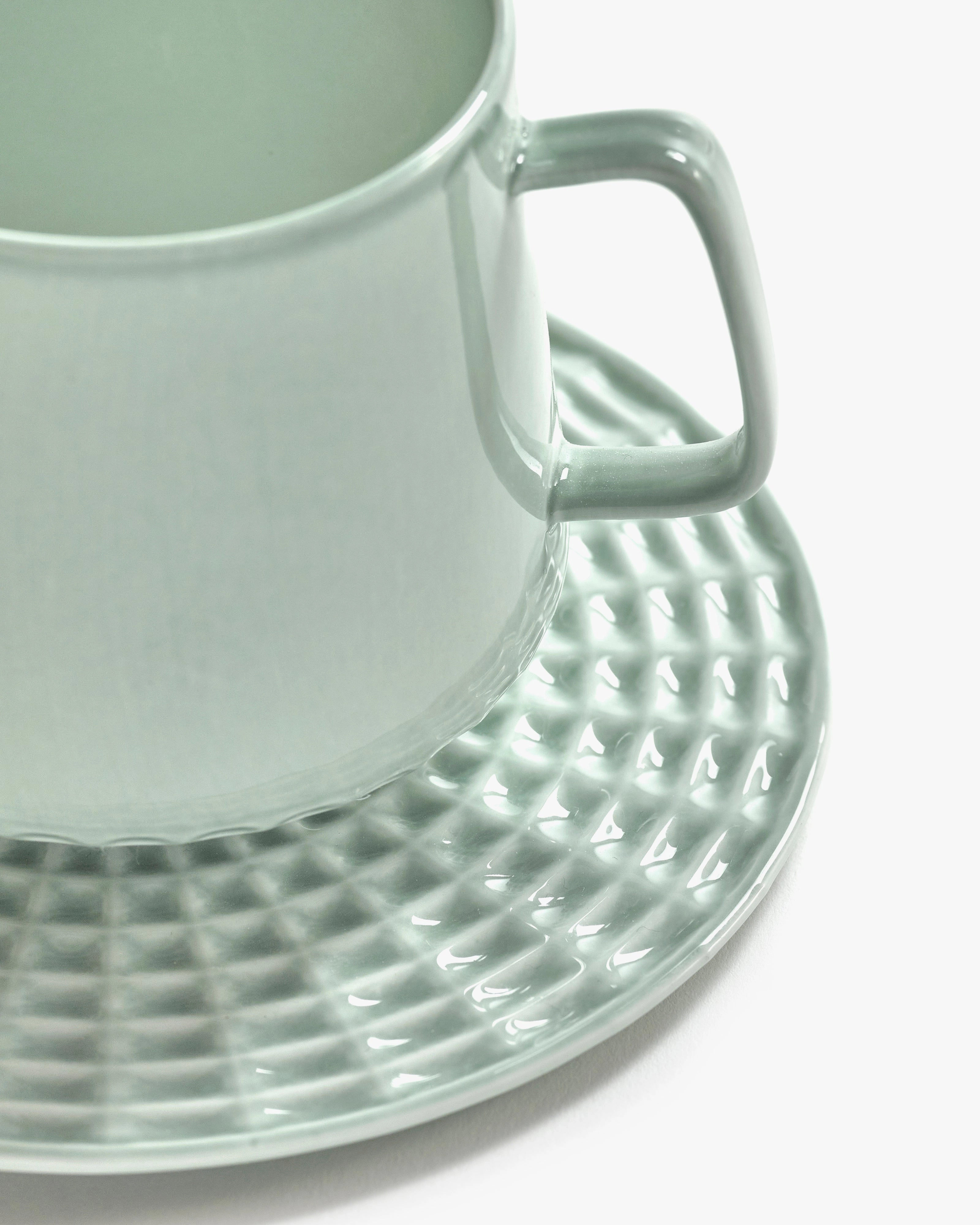 Saucer coffee cup green Nido