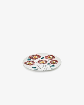 Saucer coffee cup high Anemone milk Midnight Flowers