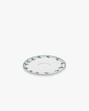 Saucer coffee cup low Blossom milk Midnight Flowers