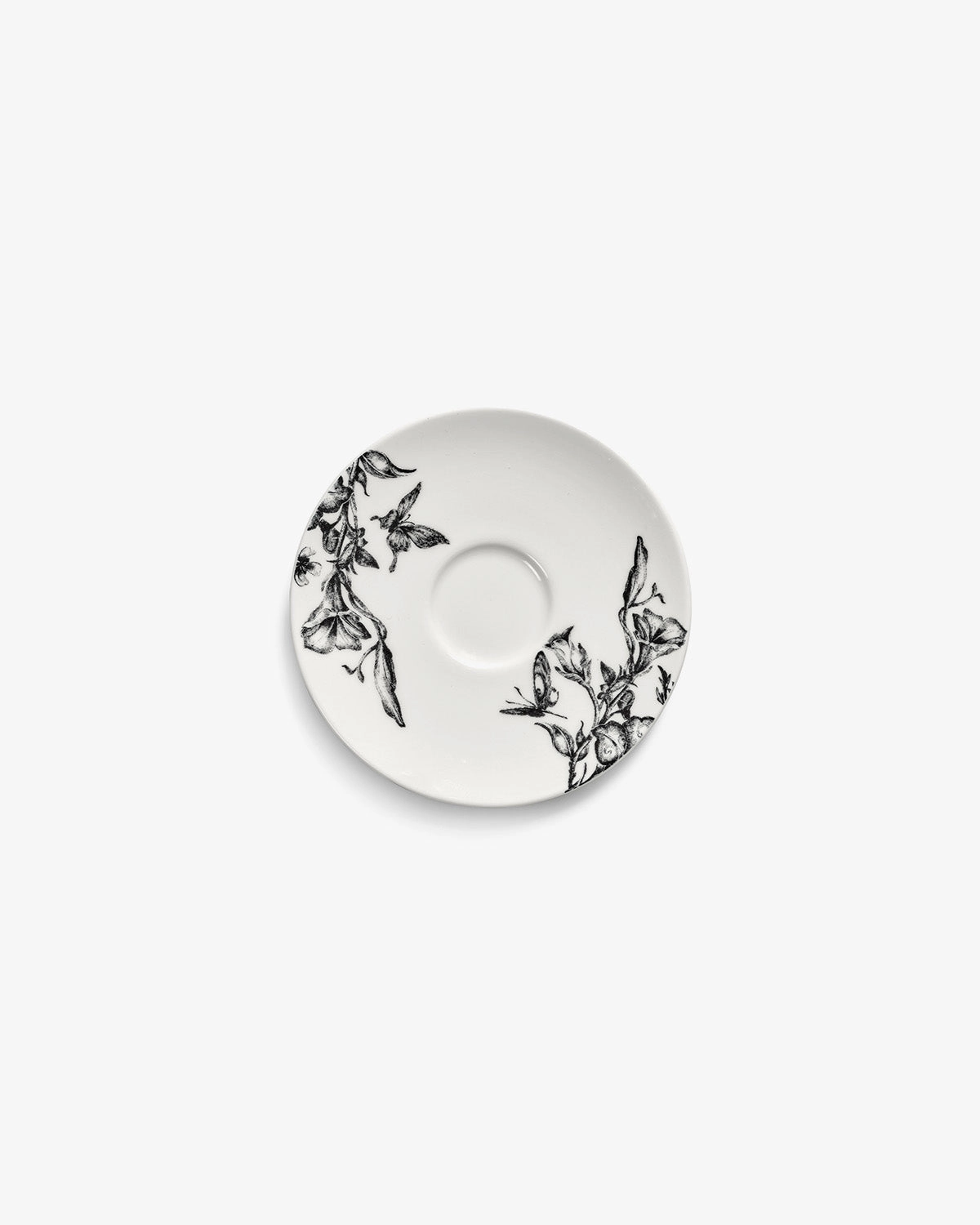 Saucer espresso cup magical blossom white - black Unity