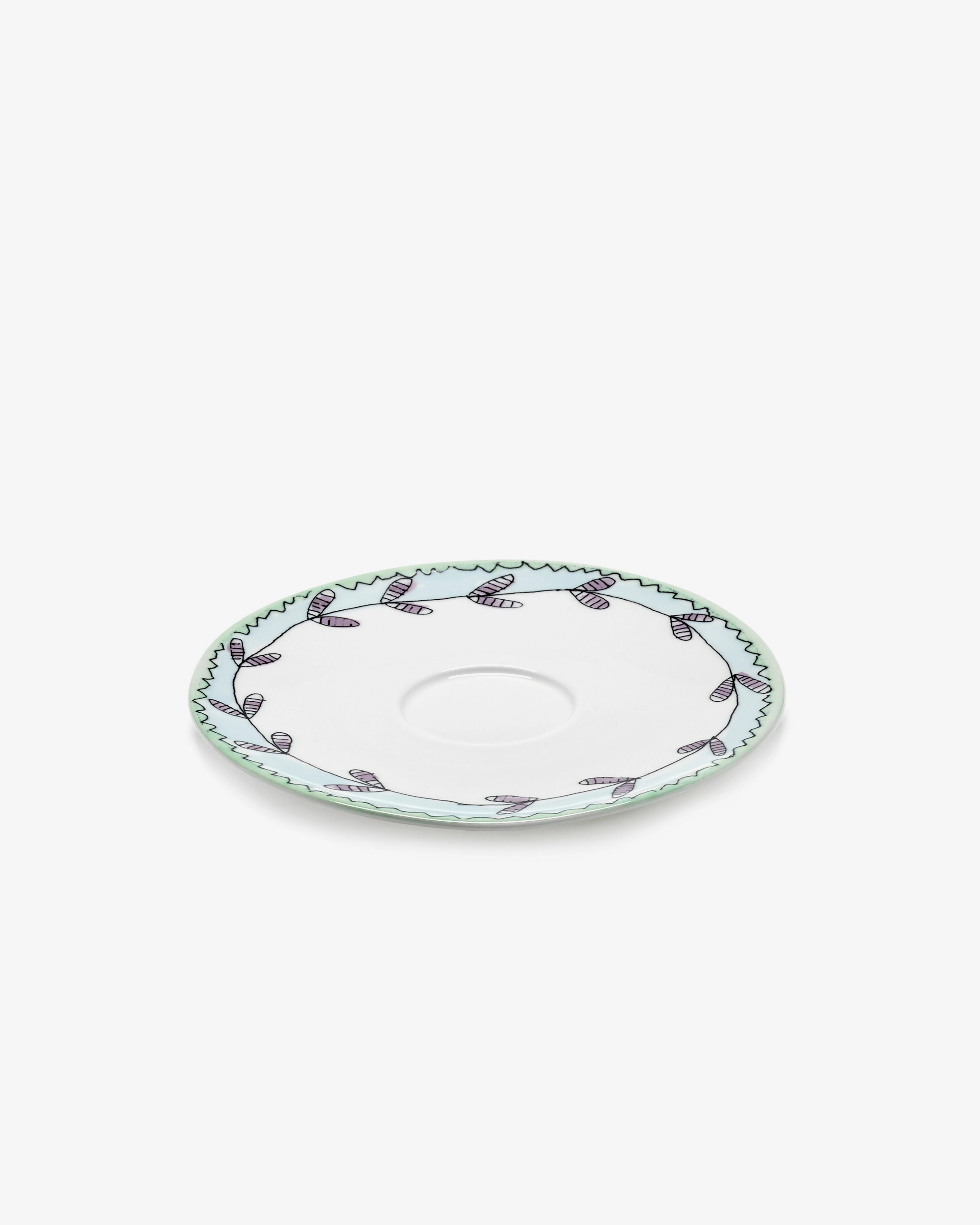 Saucer tea cup Blossom milk Midnight Flowers