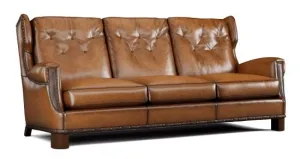 Sauvage Button Back Leather Sofa vanity mirror, wall mirror
