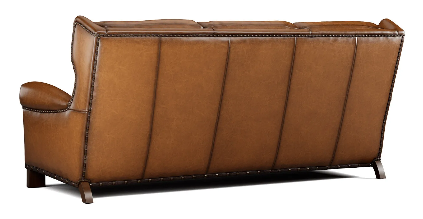Sauvage Button Back Leather Sofa
