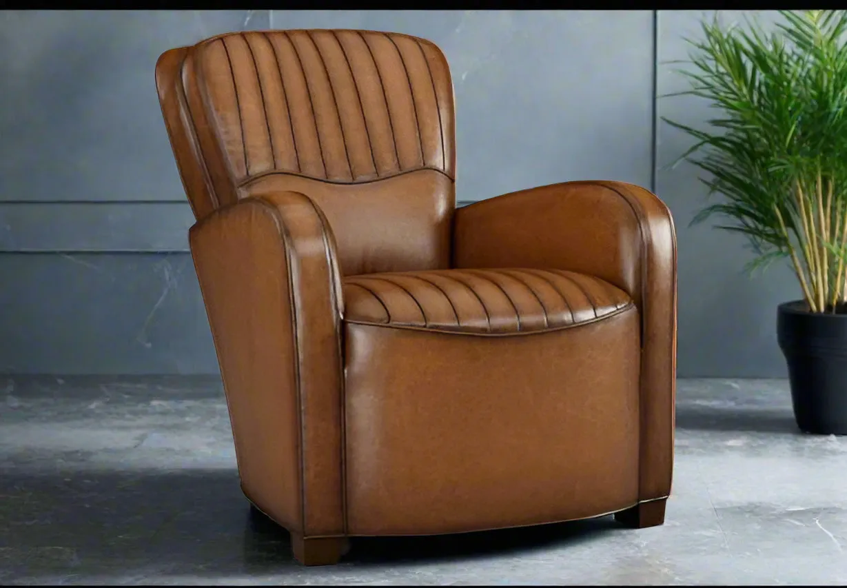 Sauvage Luxury Leather Chair -  Custom Options vanity mirror, wall mirror