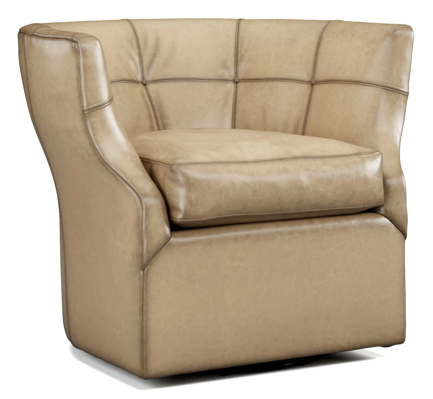 Sauvage Luxury Leather Swivel Chair