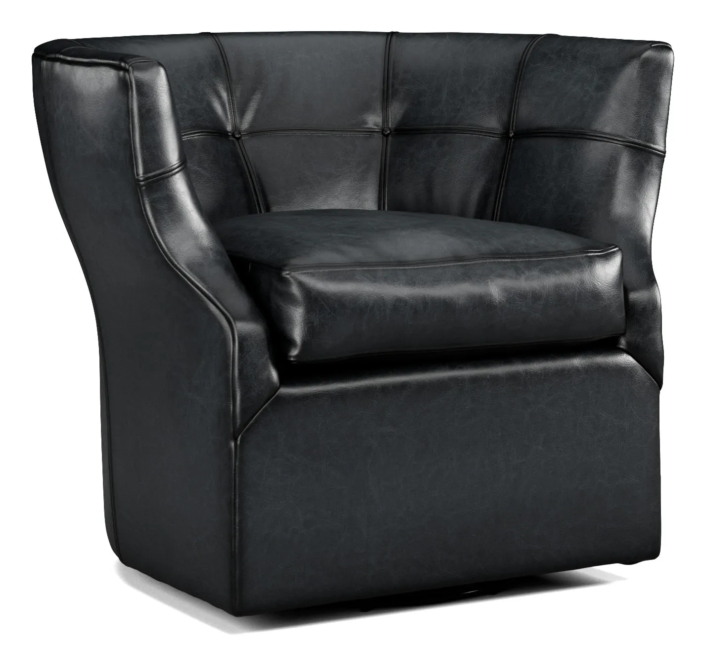 Sauvage Luxury Leather Swivel Chair