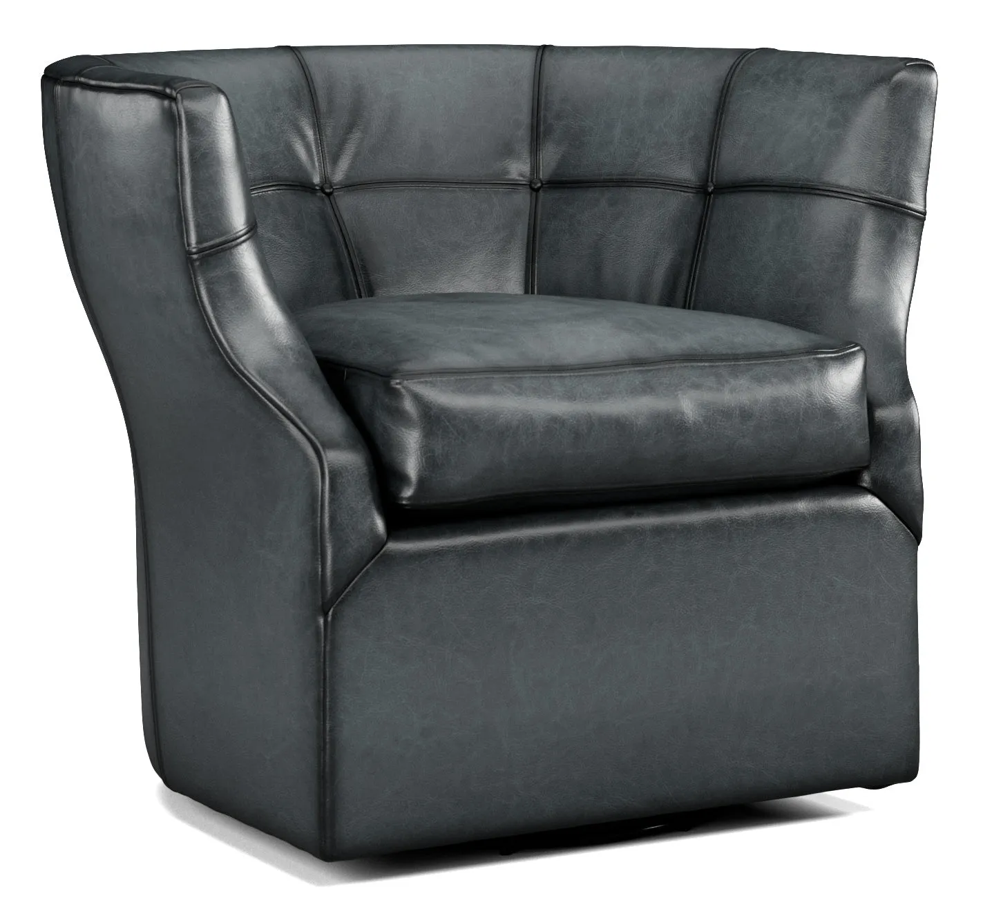 Sauvage Luxury Leather Swivel Chair