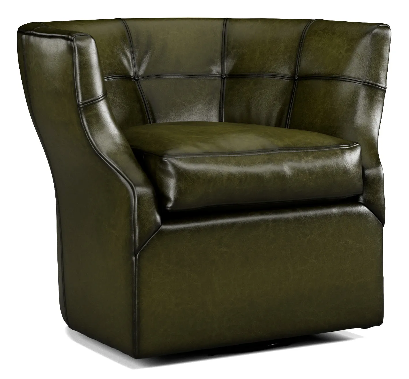 Sauvage Luxury Leather Swivel Chair
