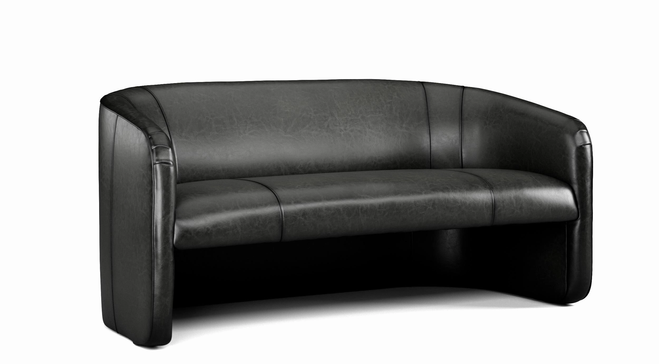 Sauvage Bentley Luxury Leather Settee with Custom Options