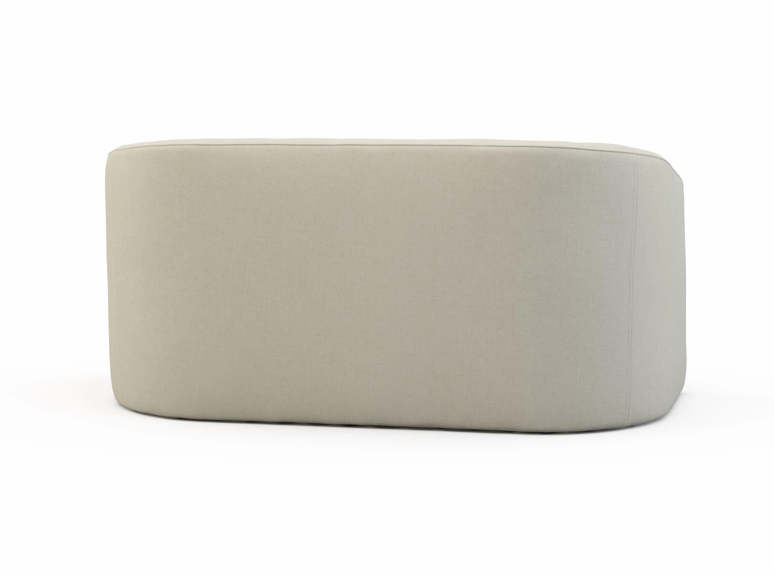 Sauvage Bentley Luxury Leather Settee with Custom Options