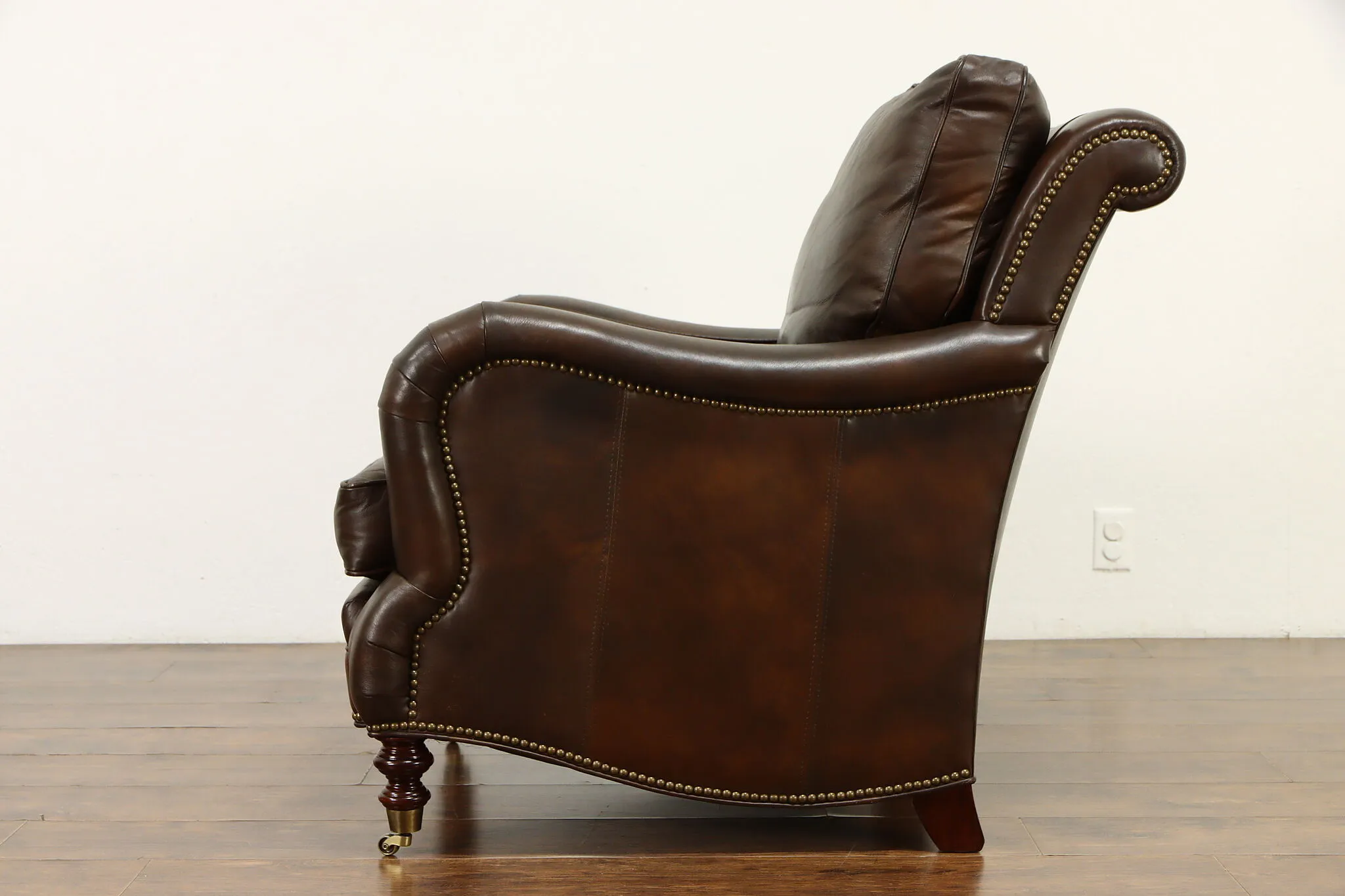 Savannah High-Leg Leather Recliner
