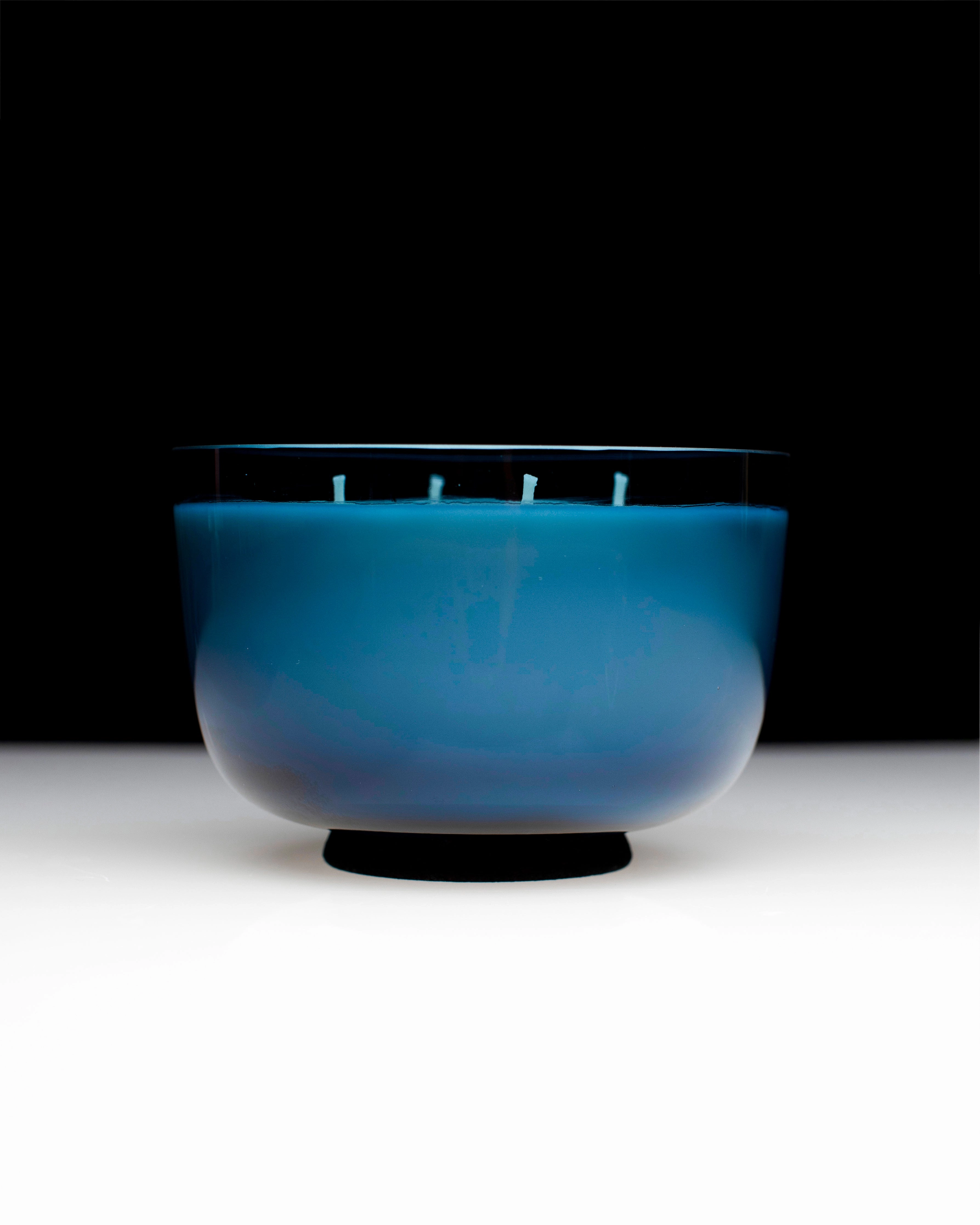 Scented candle M dark blue Panarea