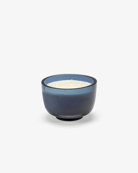 Scented candle M dark blue Panarea