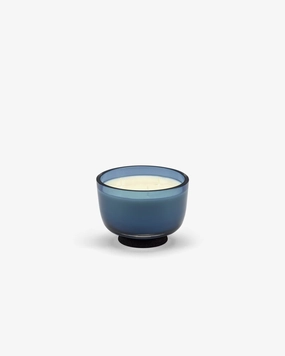 Scented candle S dark blue Panarea