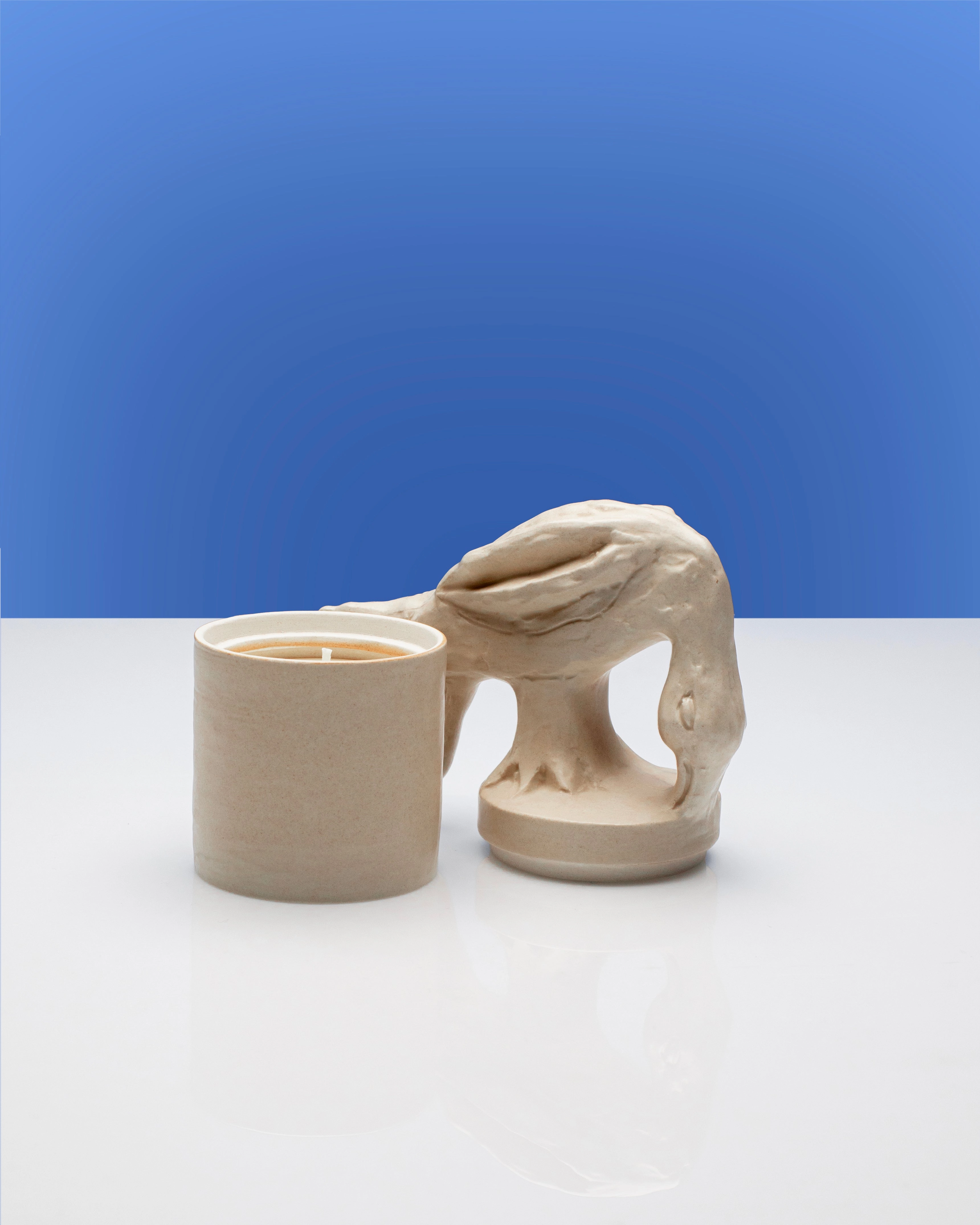 Scented candle S ivory Encensoir
