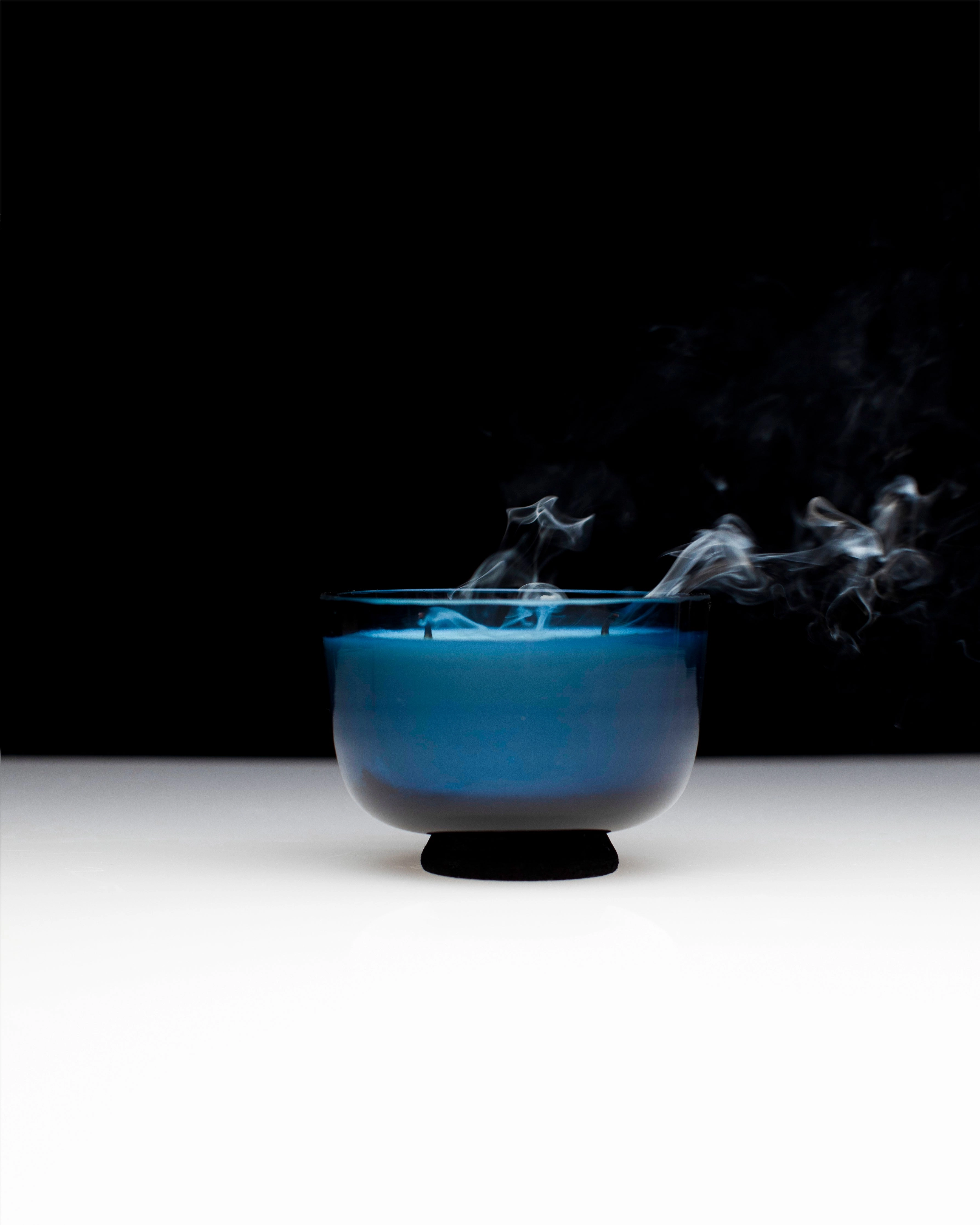 Scented candle XS dark blue Panarea