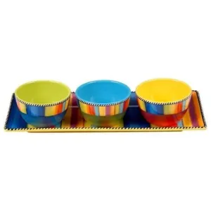 Senora Splash Southwest Serving Set shower curtain, waterproof liner