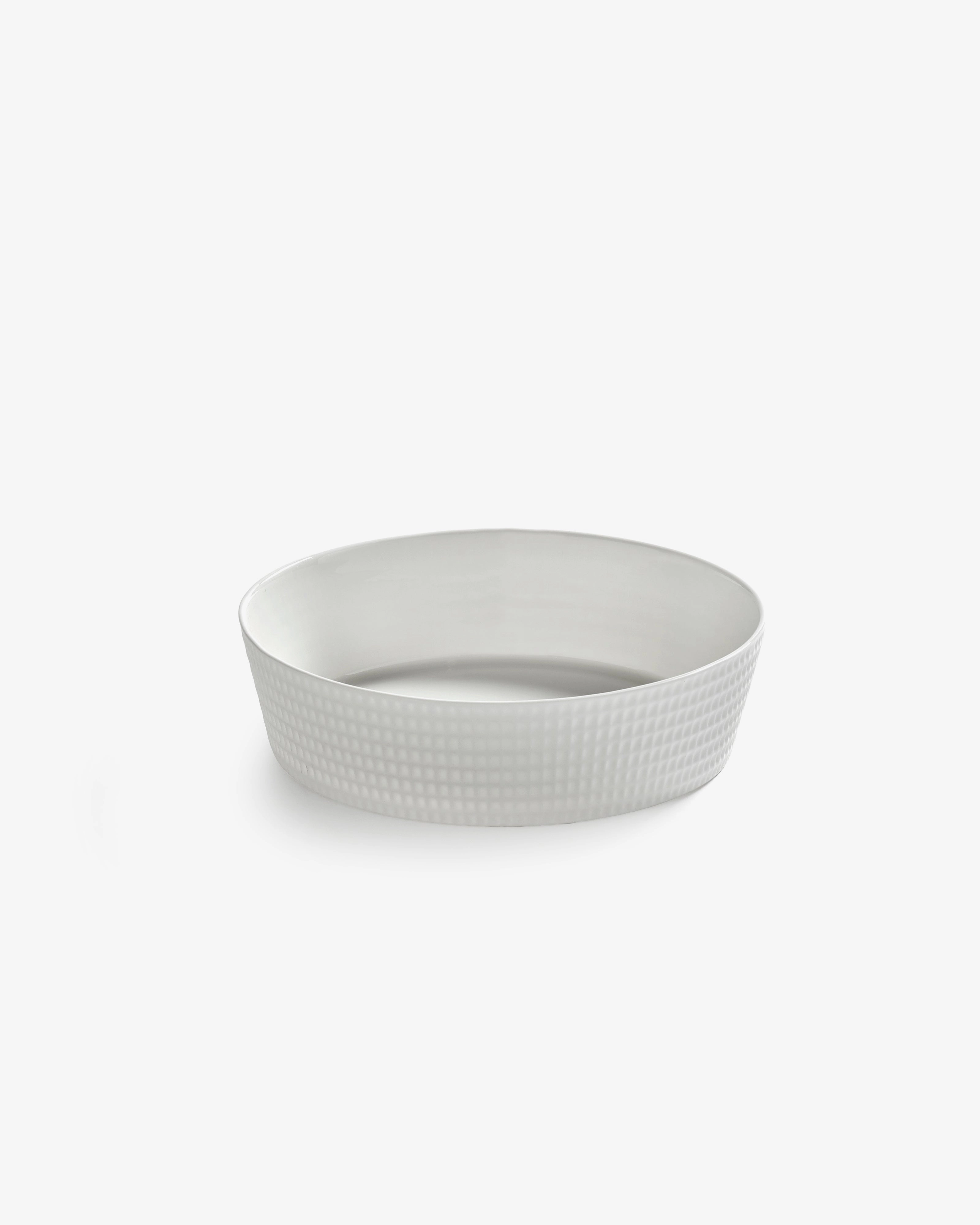 Serving bowl M white Nido