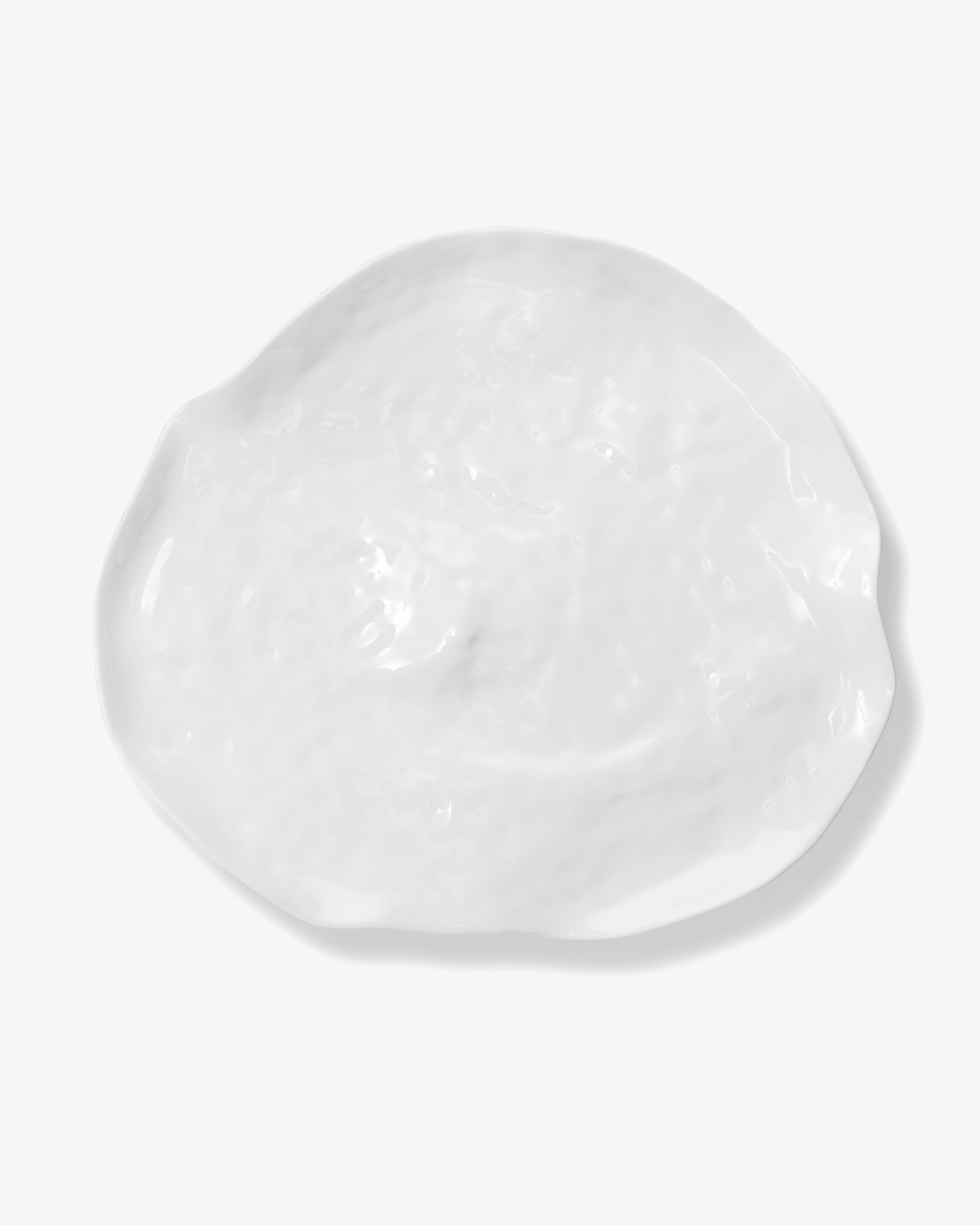Serving plate Eb and flood white Perfect Imperfection