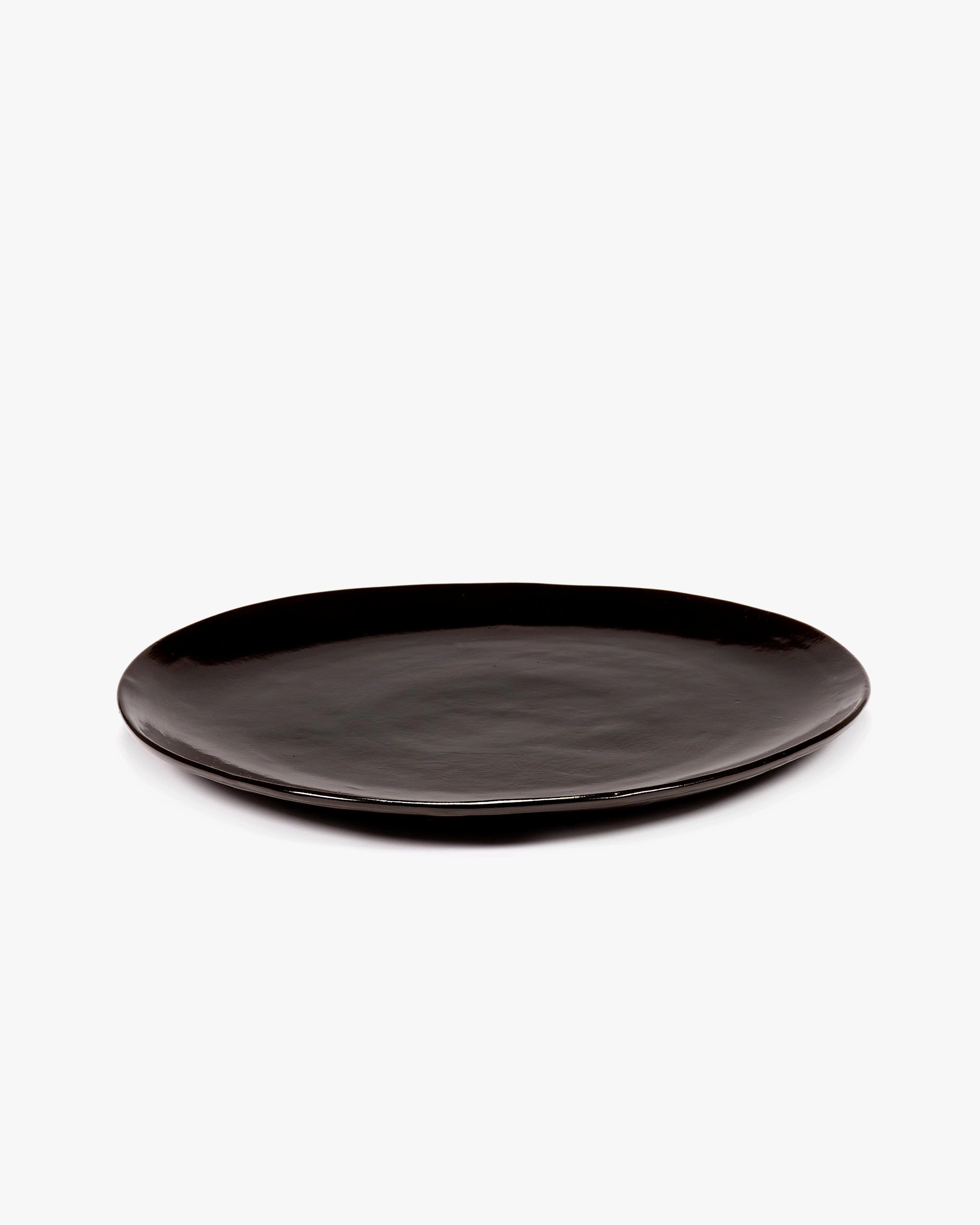 Serving plate ebony La Mre