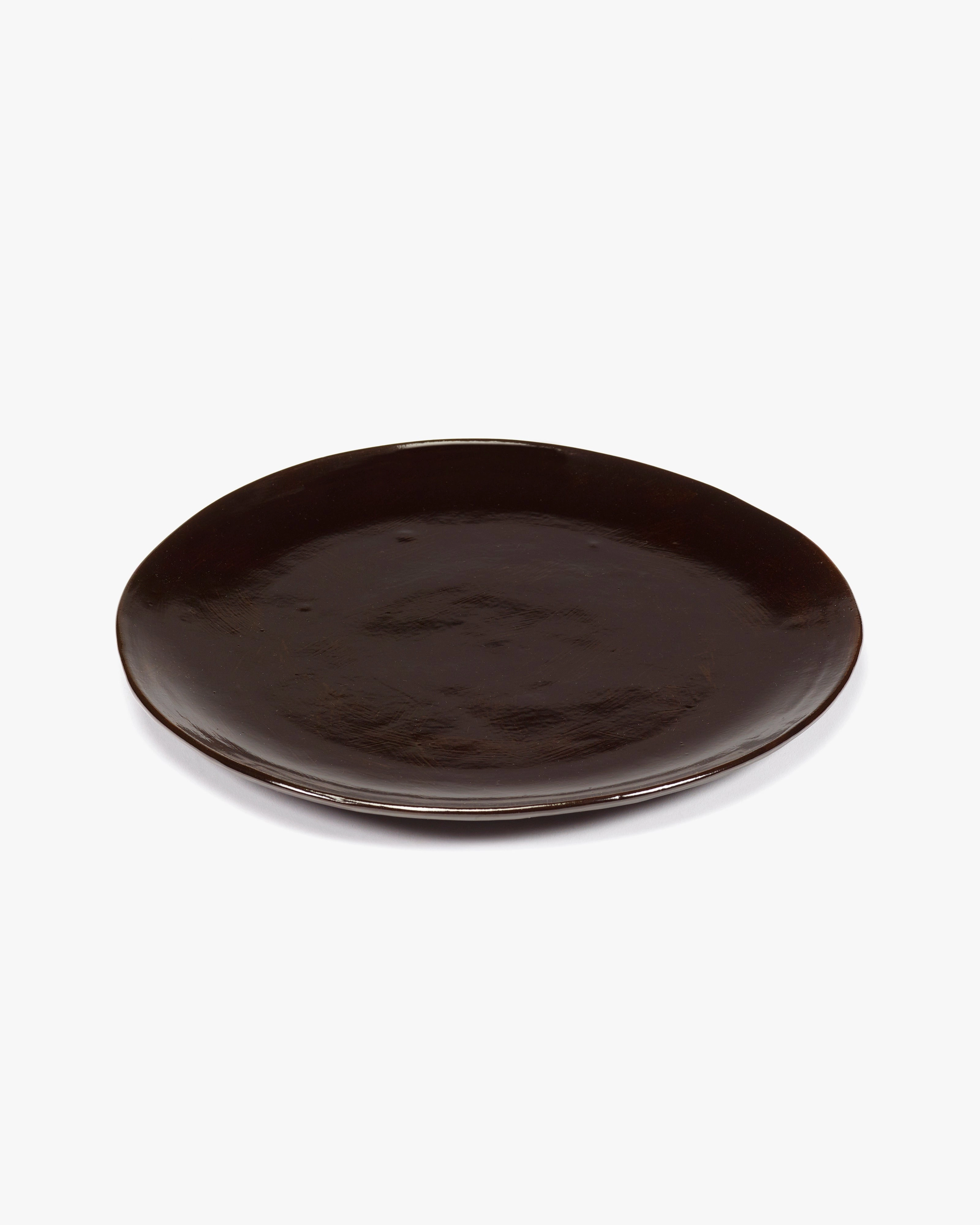 Serving plate ebony La Mre