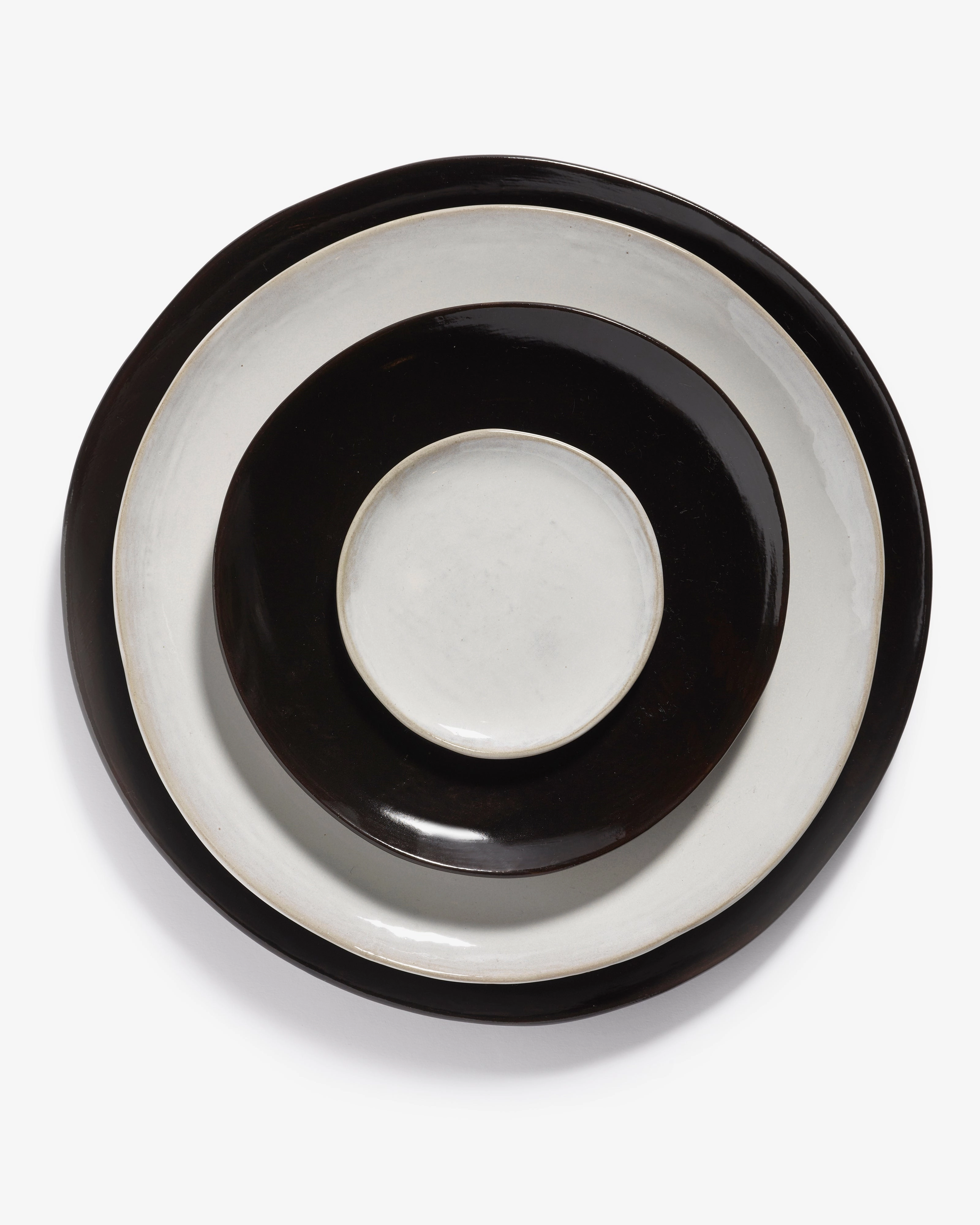 Serving plate ebony La Mre