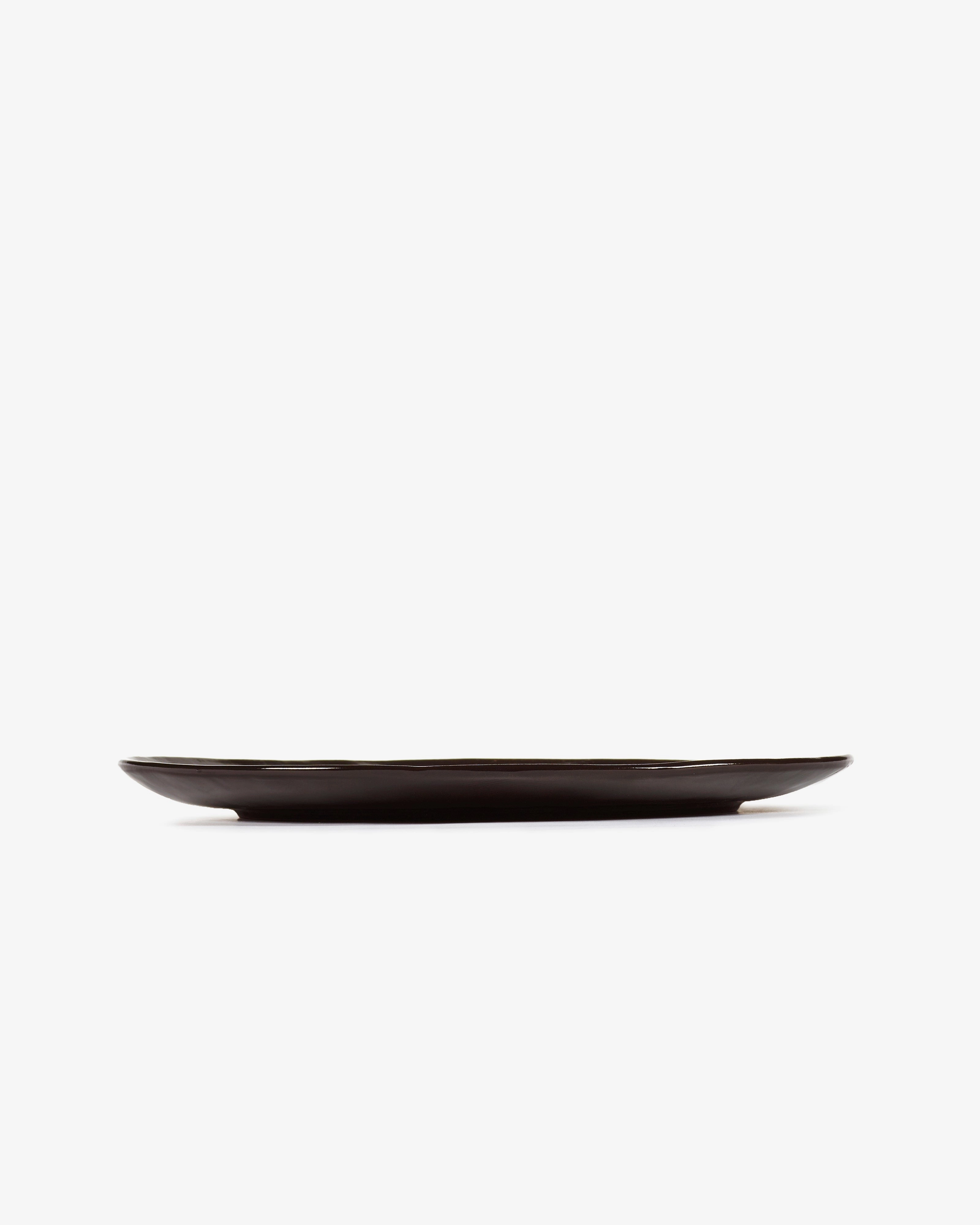 Serving plate ebony La Mre