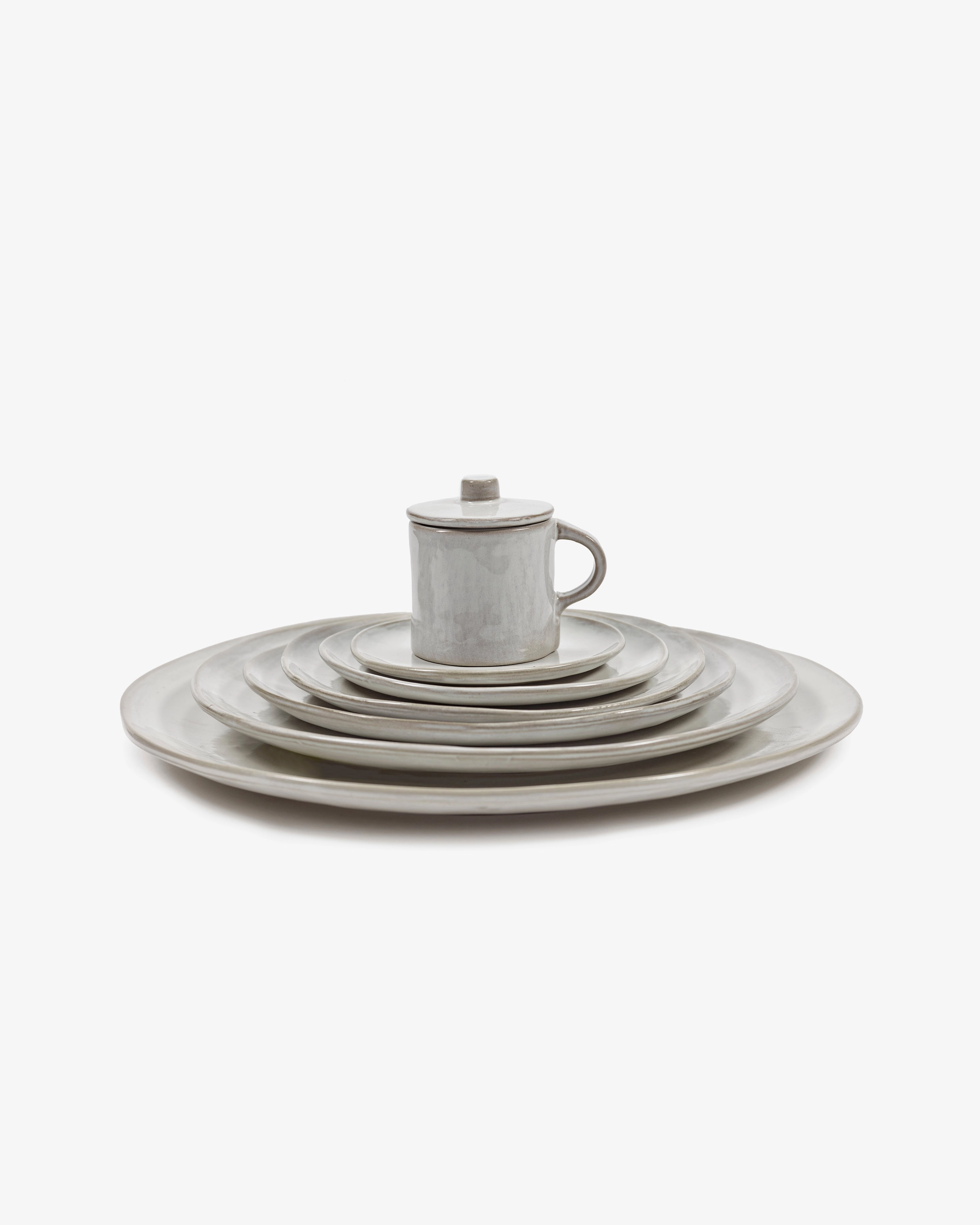 Serving plate off-white La Mre