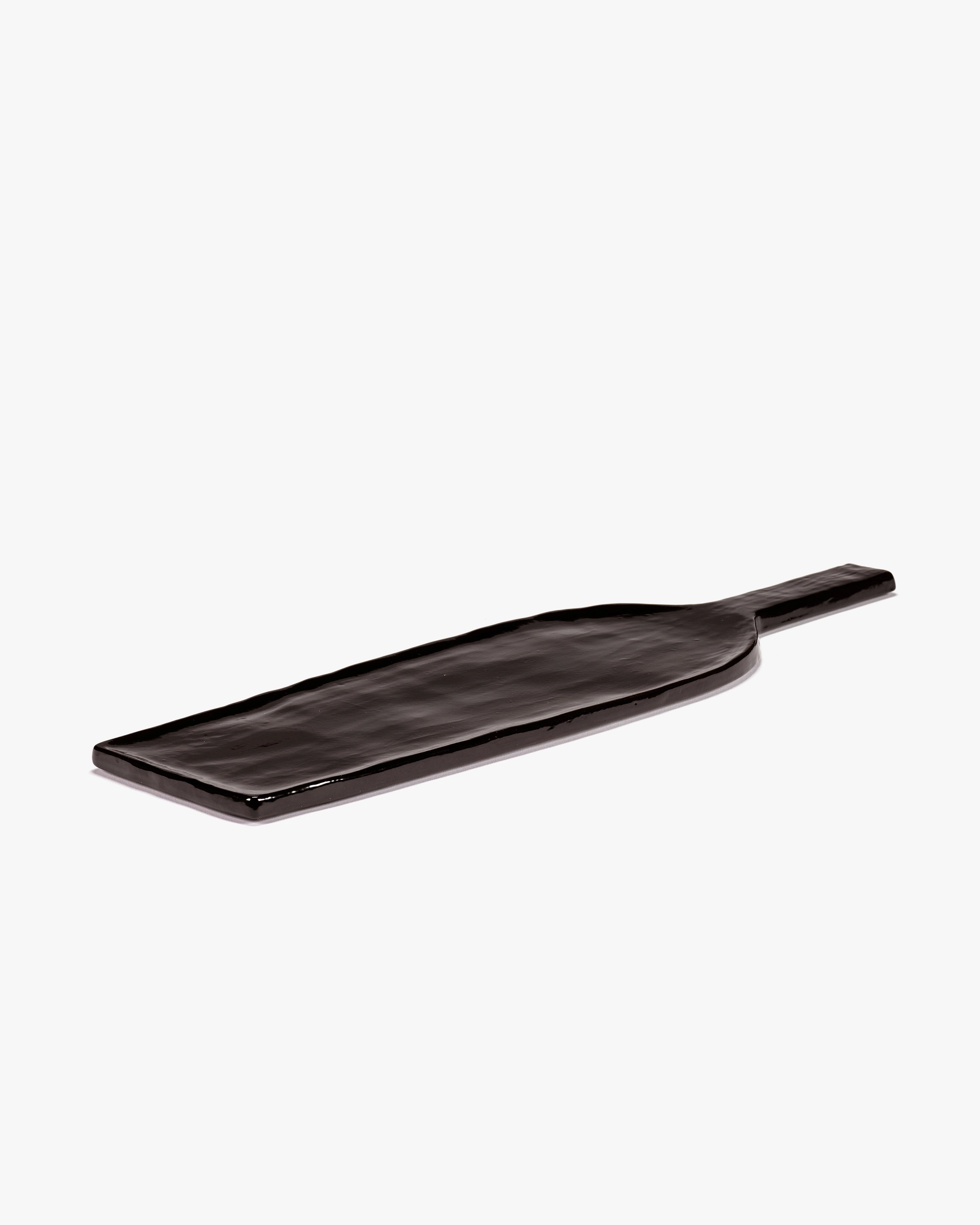 Serving plate rectangular ebony La Mre