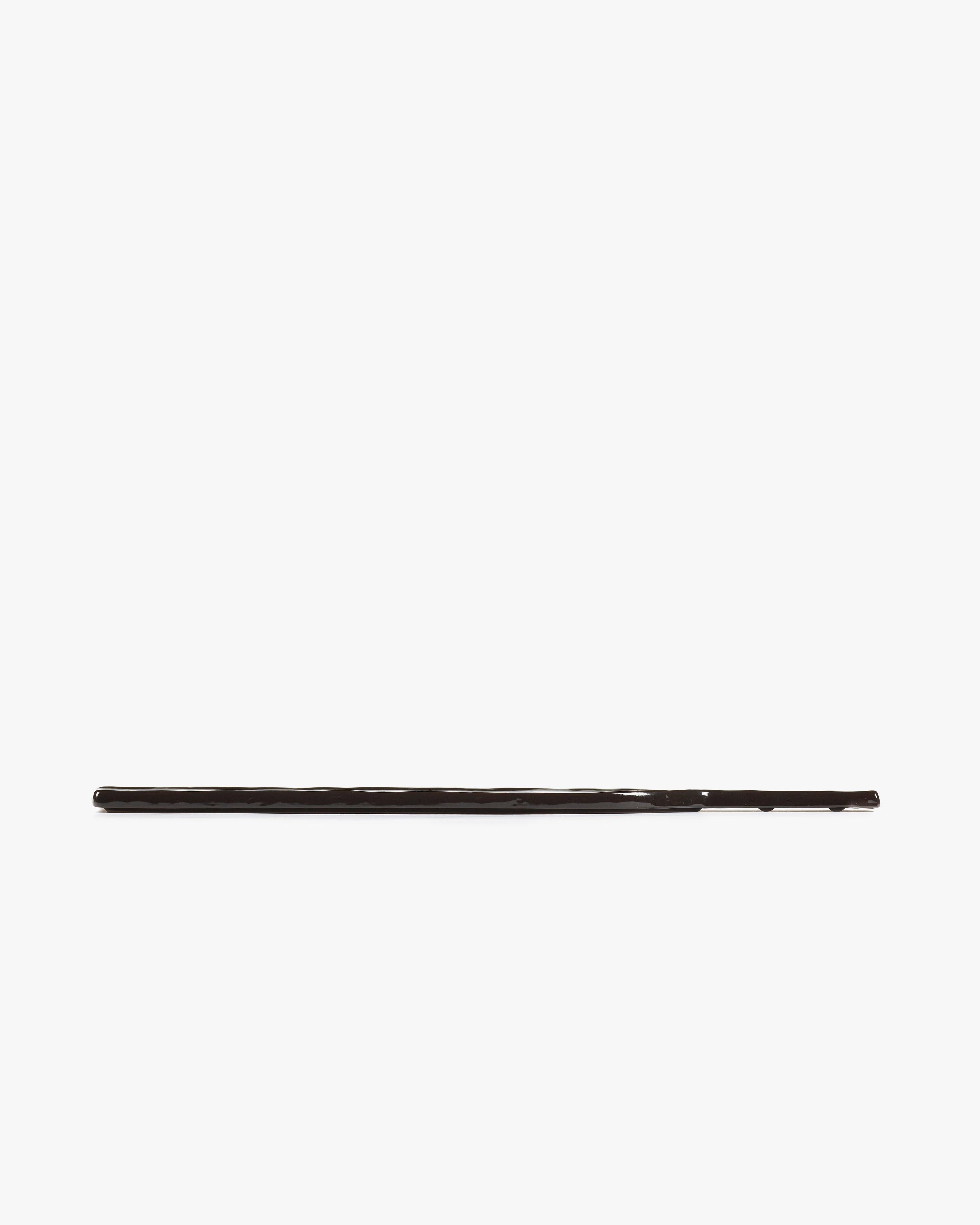 Serving plate rectangular ebony La Mre