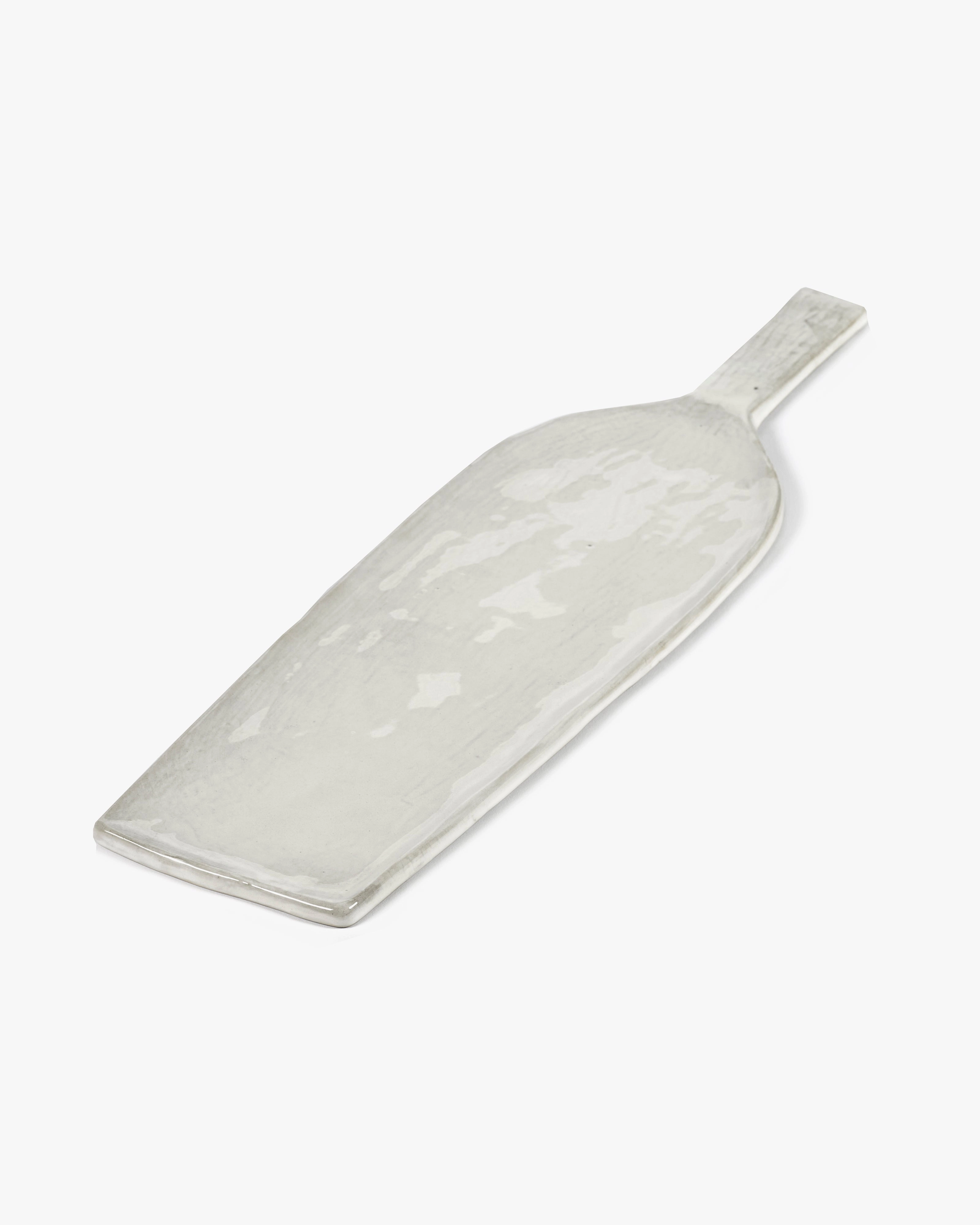 Serving plate rectangular off-white La Mre