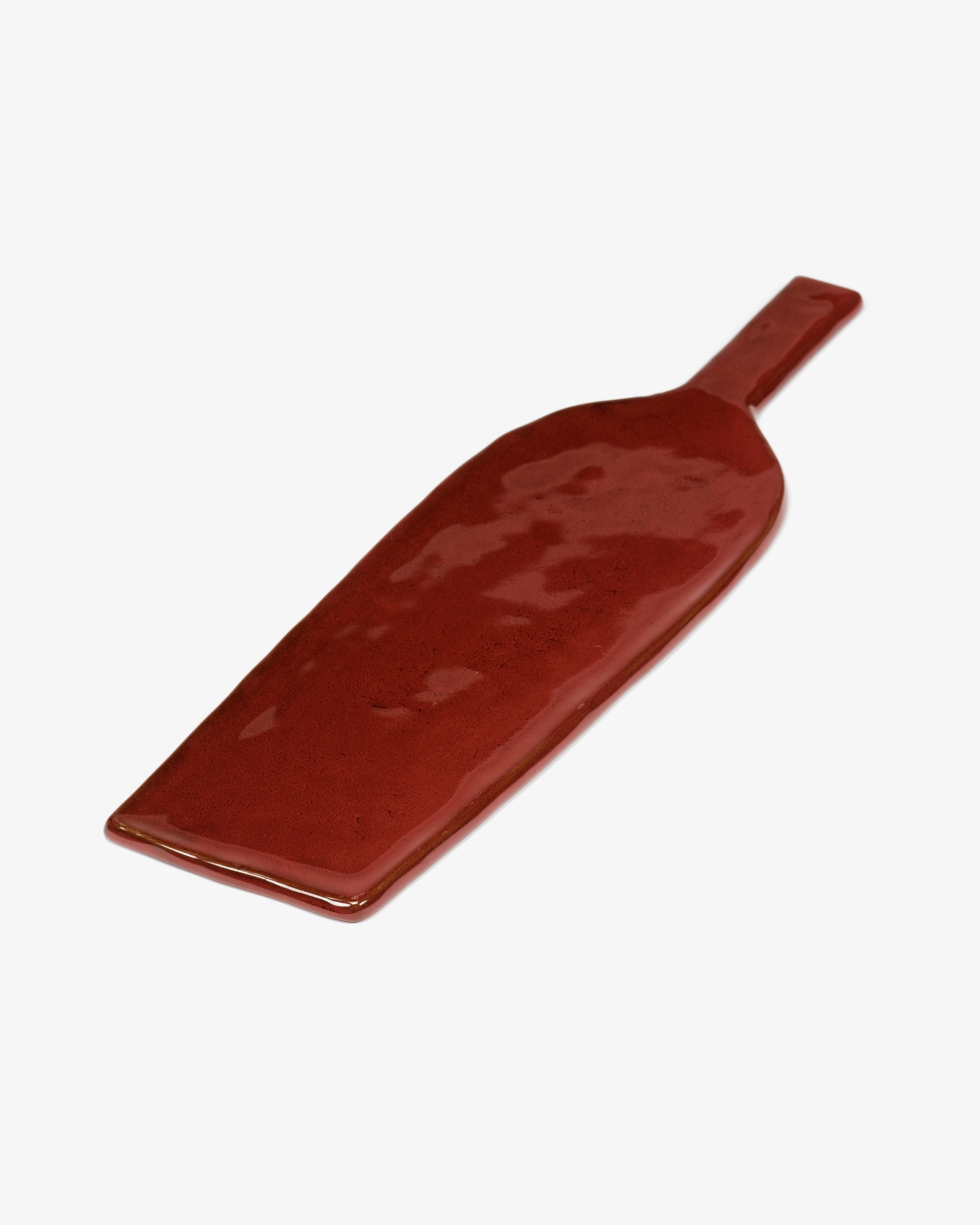 Serving plate rectangular venetian red La Mre