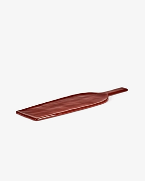 Serving plate rectangular venetian red La Mre