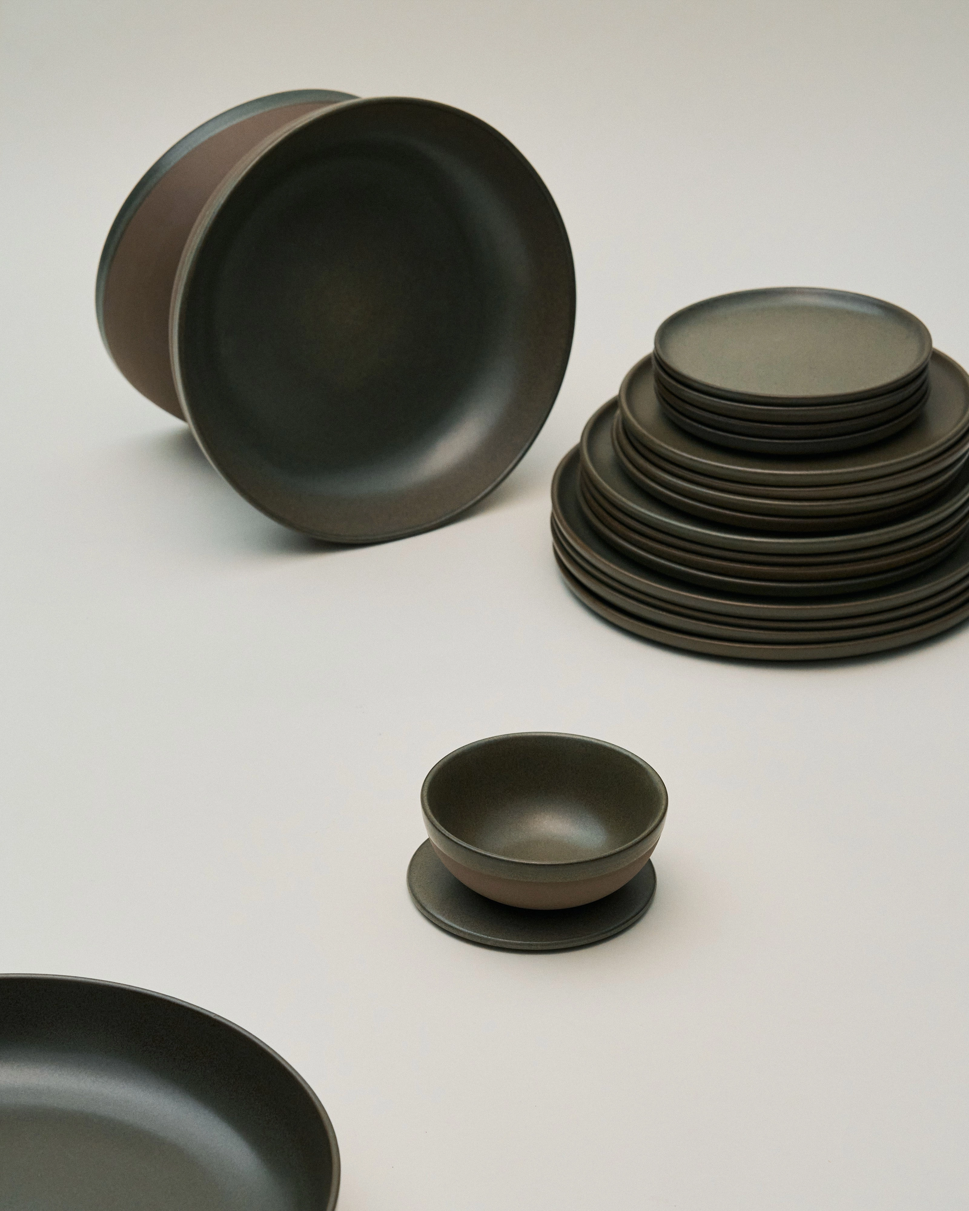 Serving plate S camogreen Surface