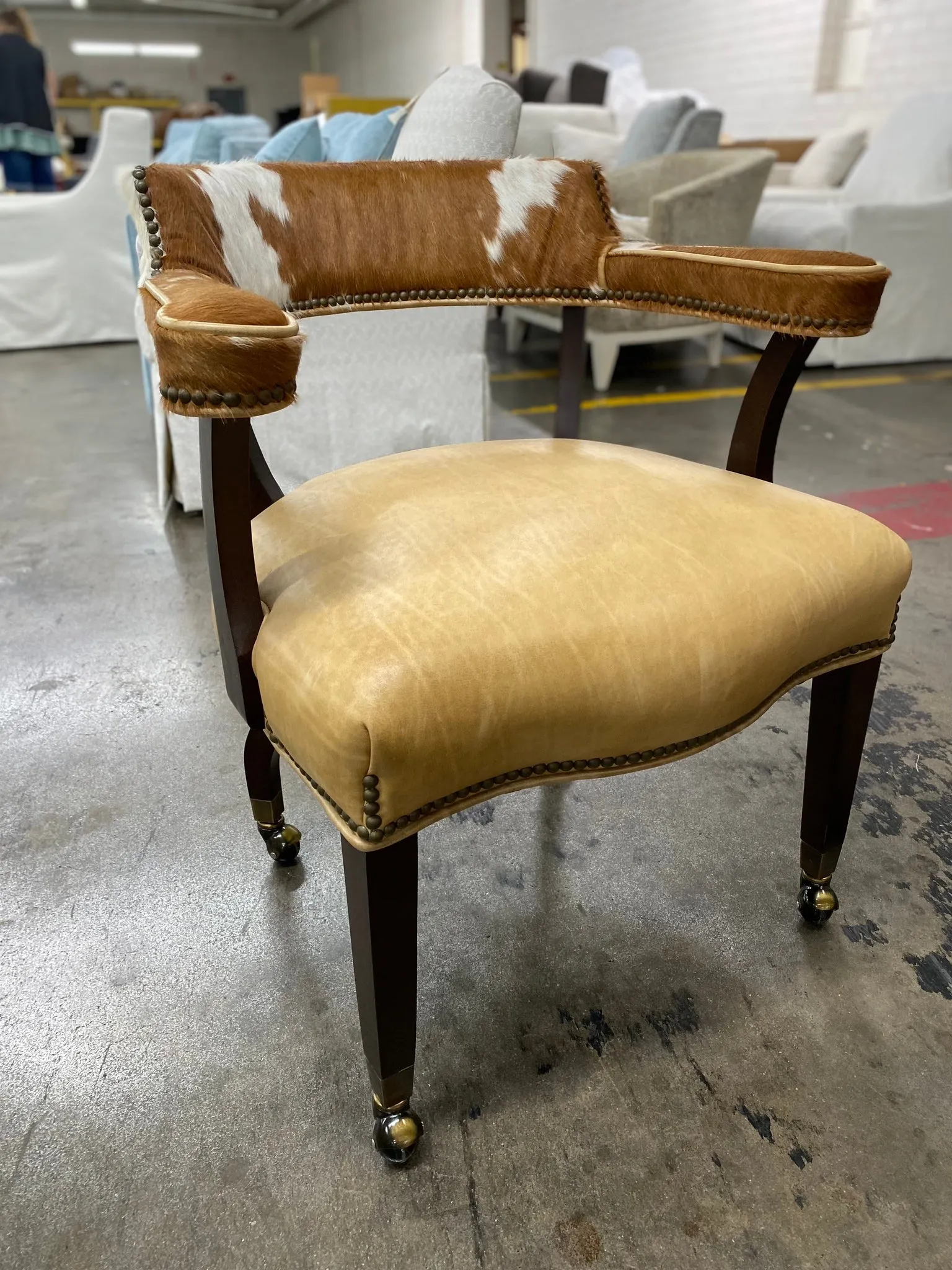 Sherrill Leather Castor Conference Chair gaming chair, computer chair