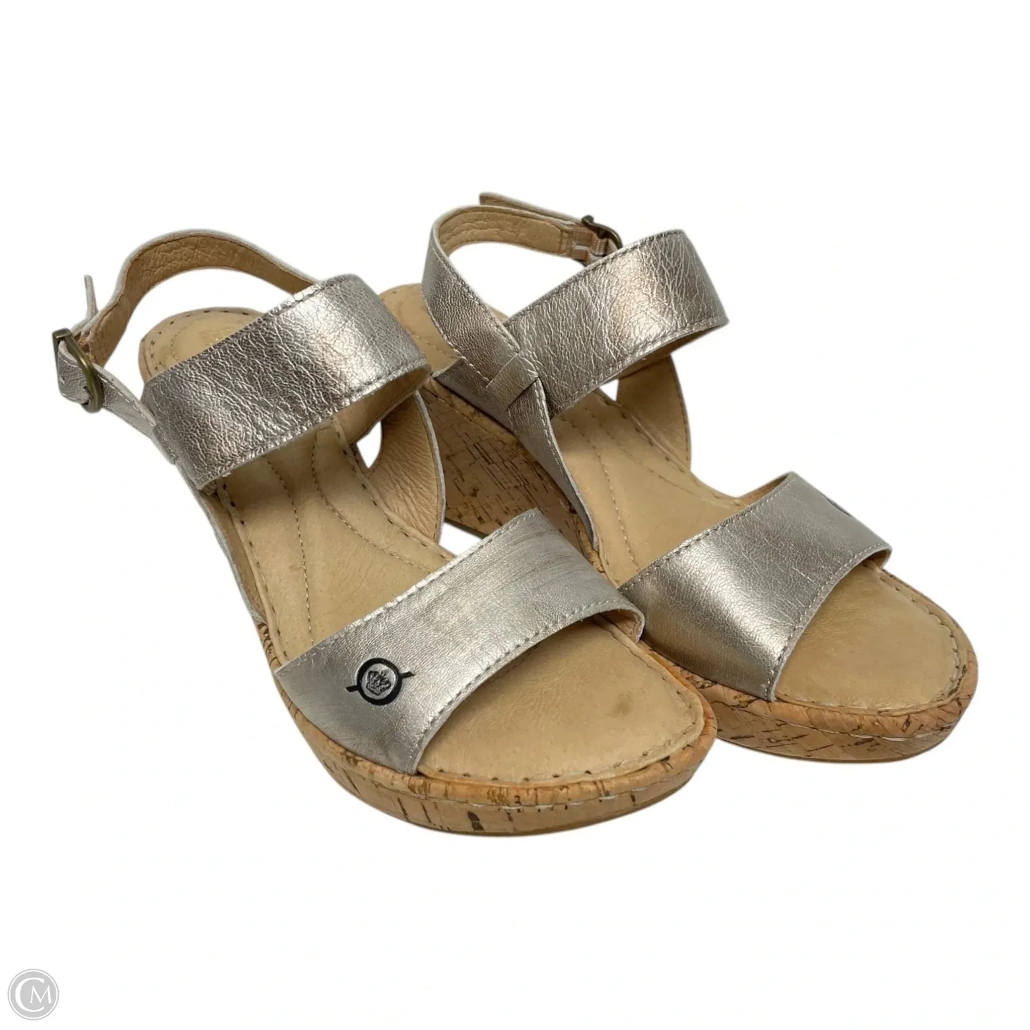 Shoes Heels Wedge By Born In Tan, Size: 7 born