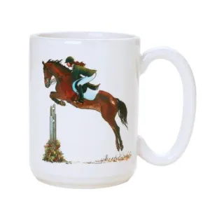 Show Jumping Art Coffee Mug toilet seat cover, slow close seat