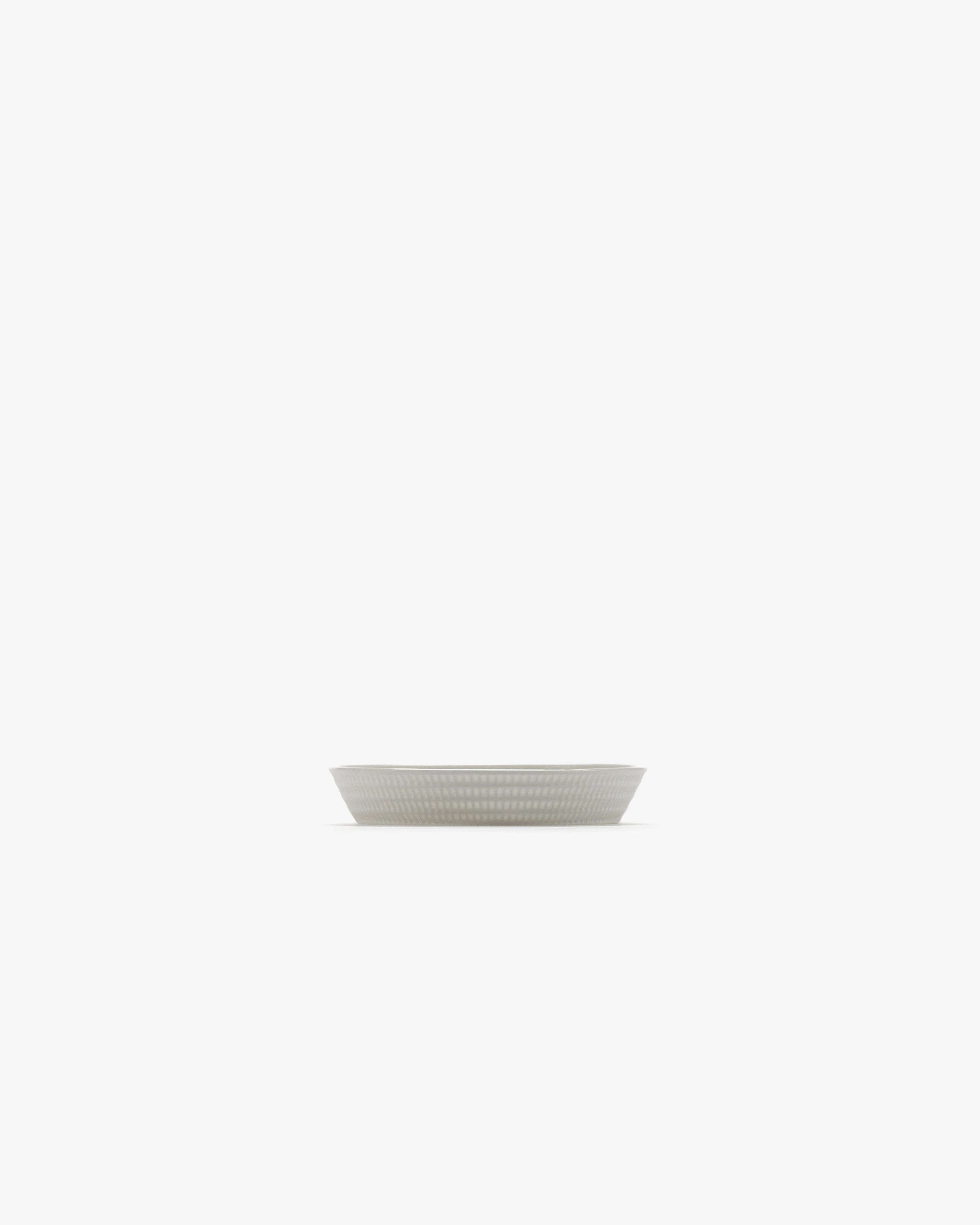 Side plate S white Nido