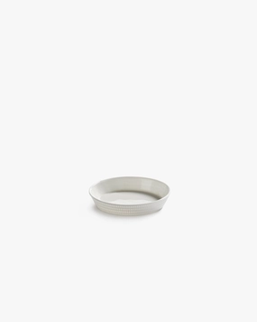 Side plate S white Nido